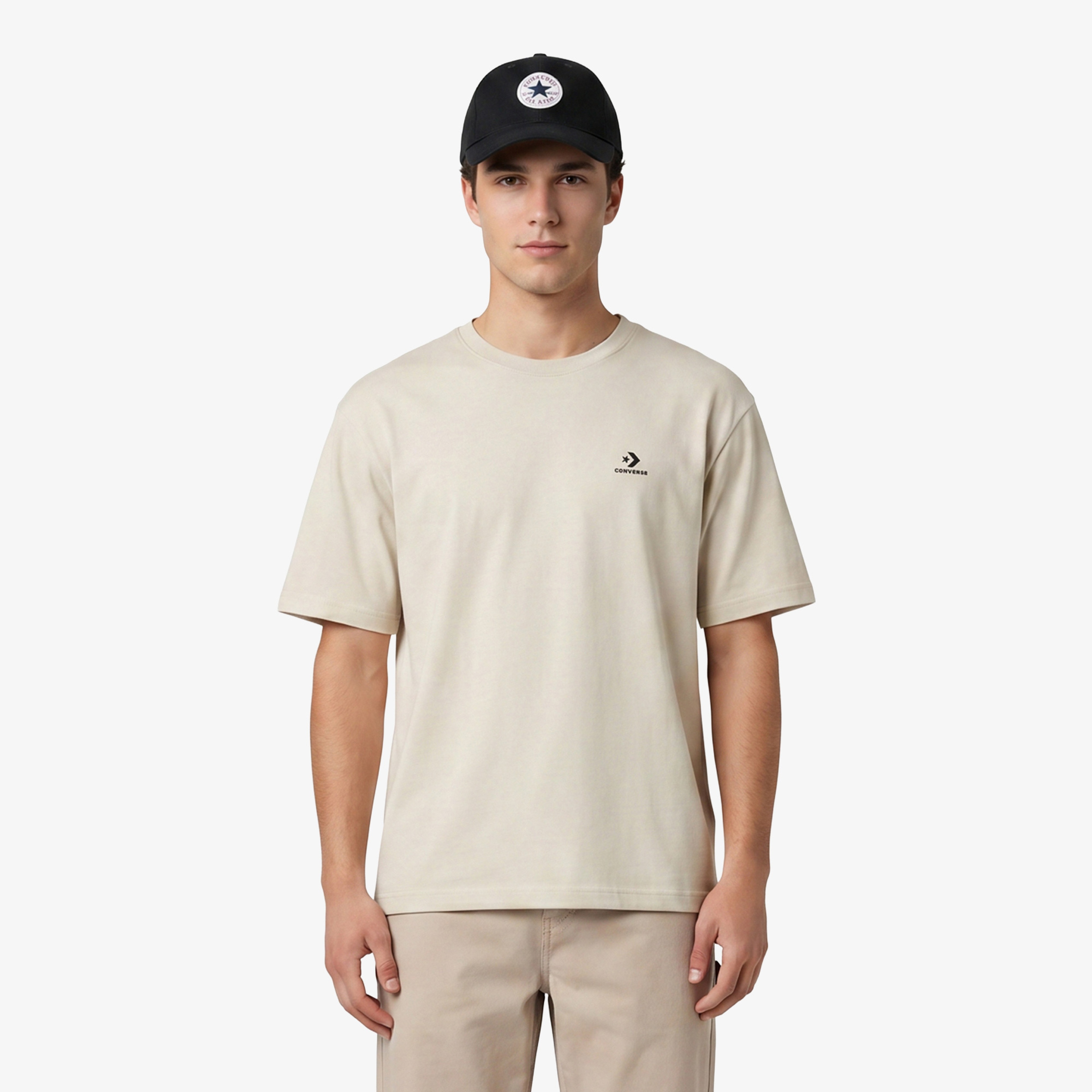 Converse Erkek Bej T-Shirt