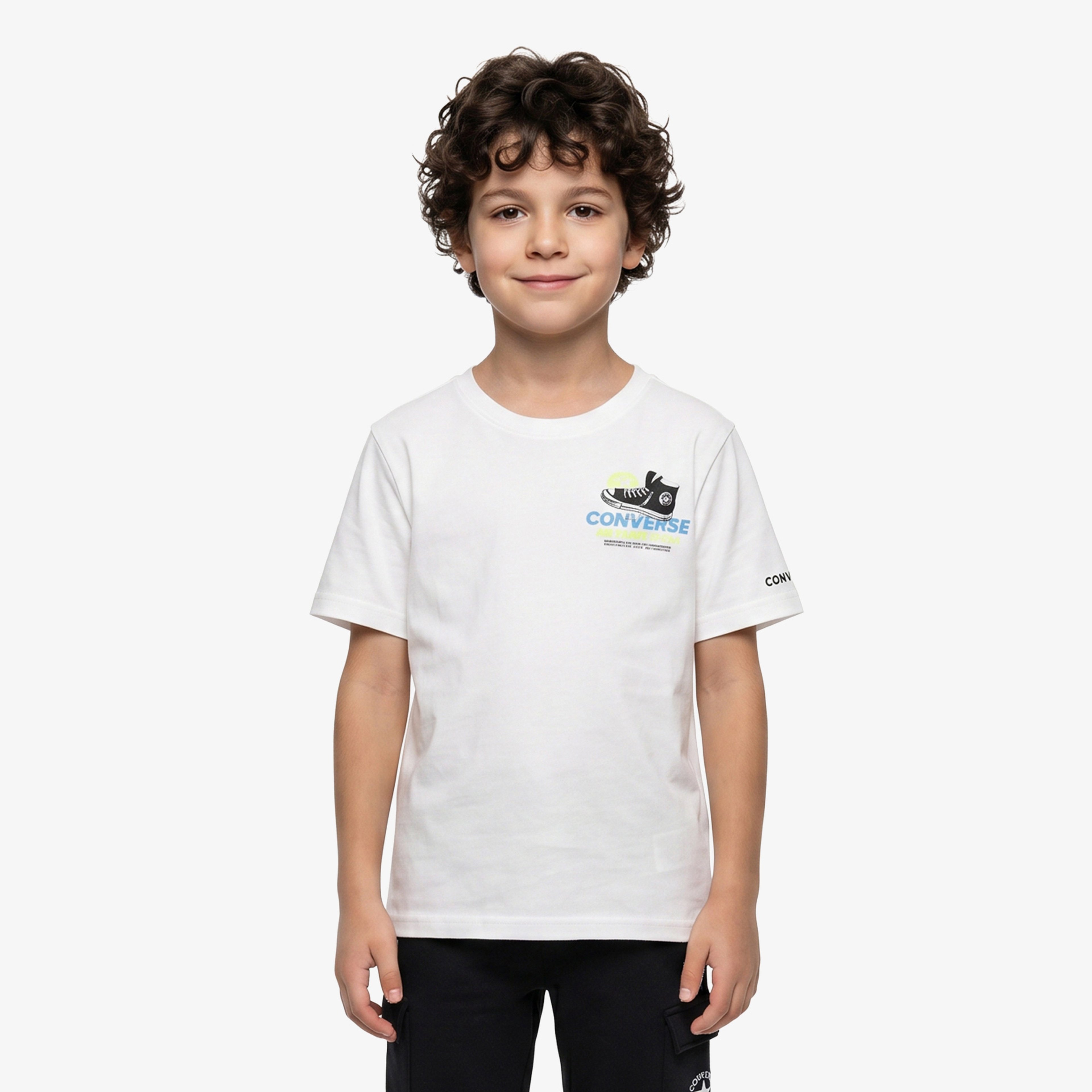 Converse Erkek Çocuk Beyaz T-Shirt