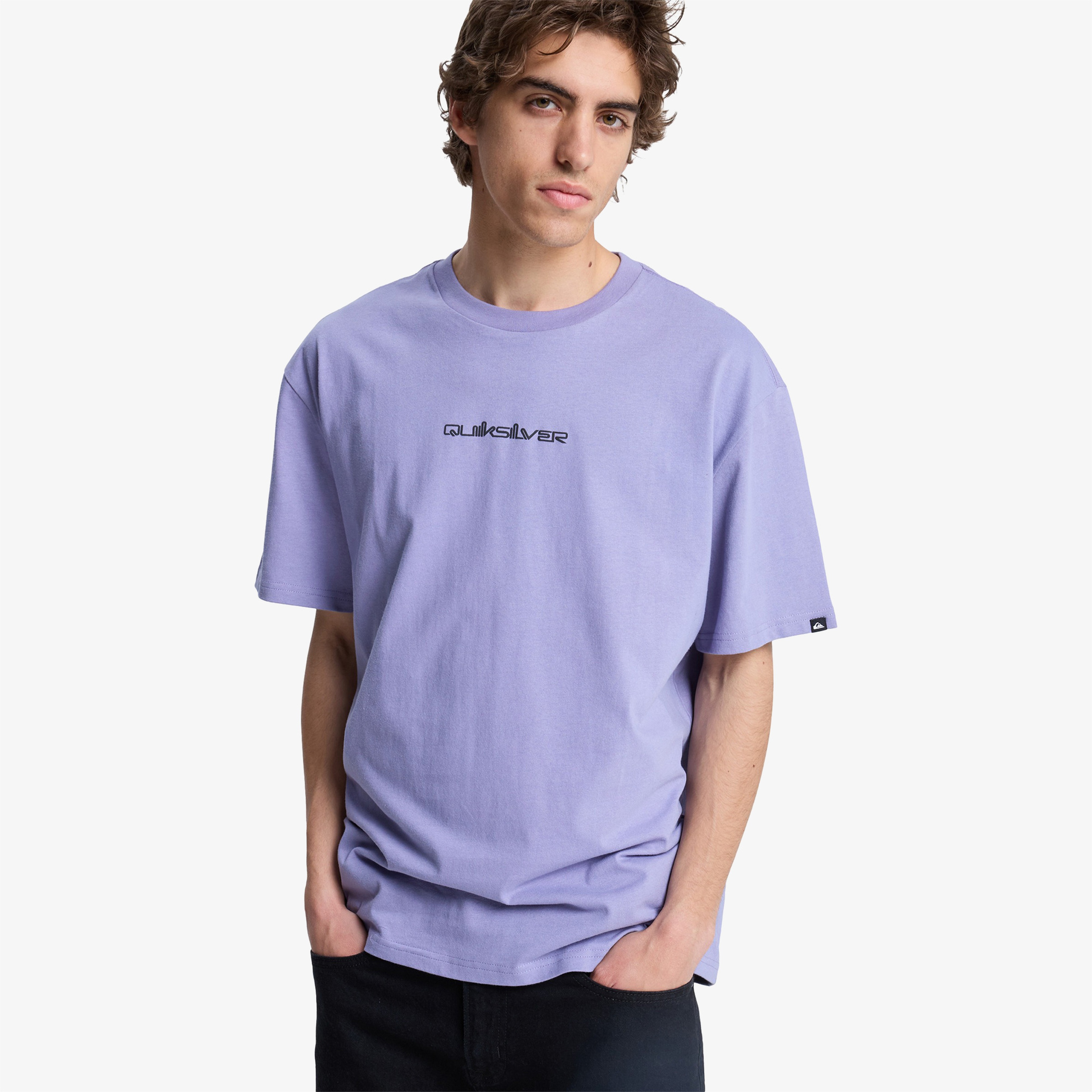 Quiksilver Fractured Wave Erkek Mor T-Shirt