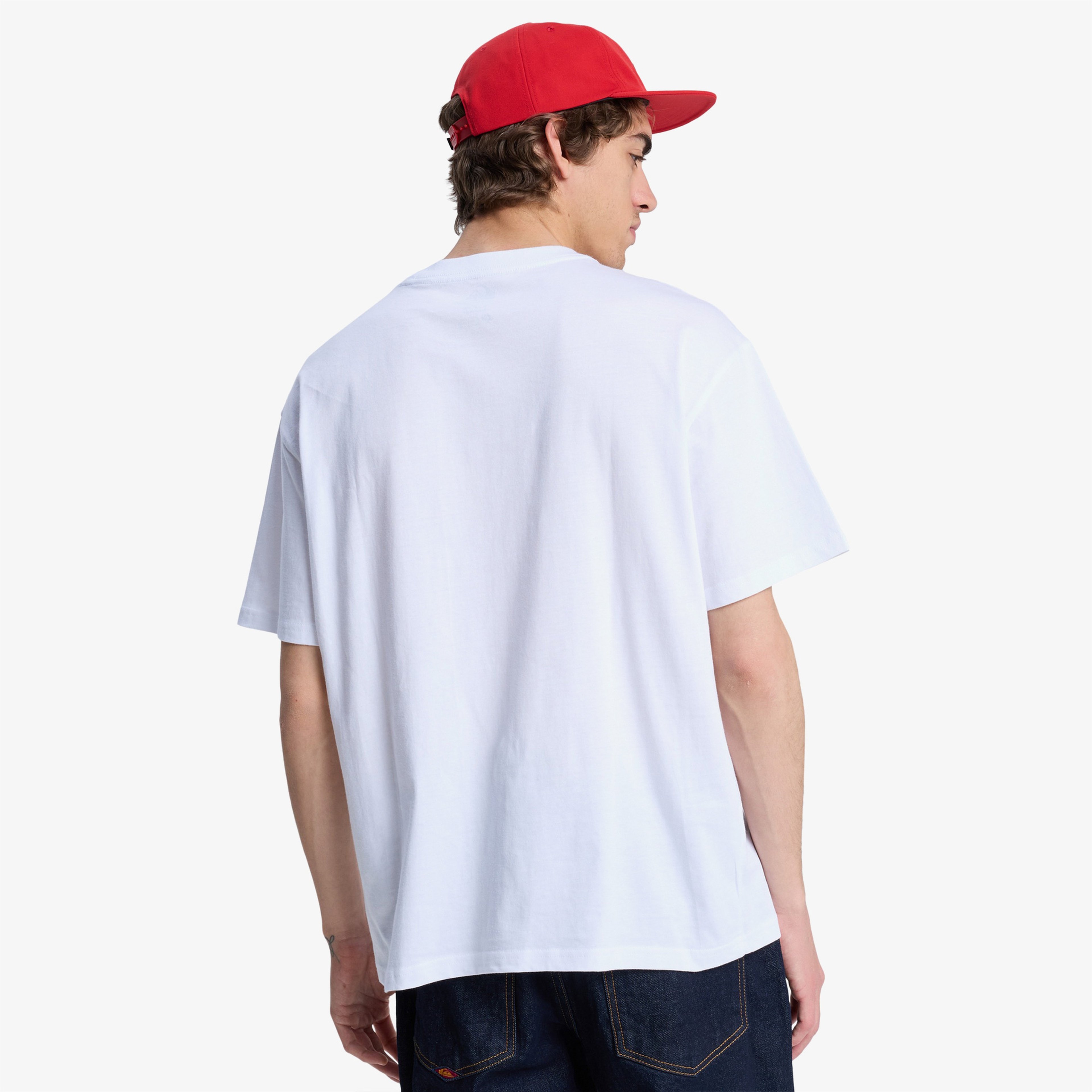 Quiksilver Dna Clicker Erkek Beyaz T-Shirt