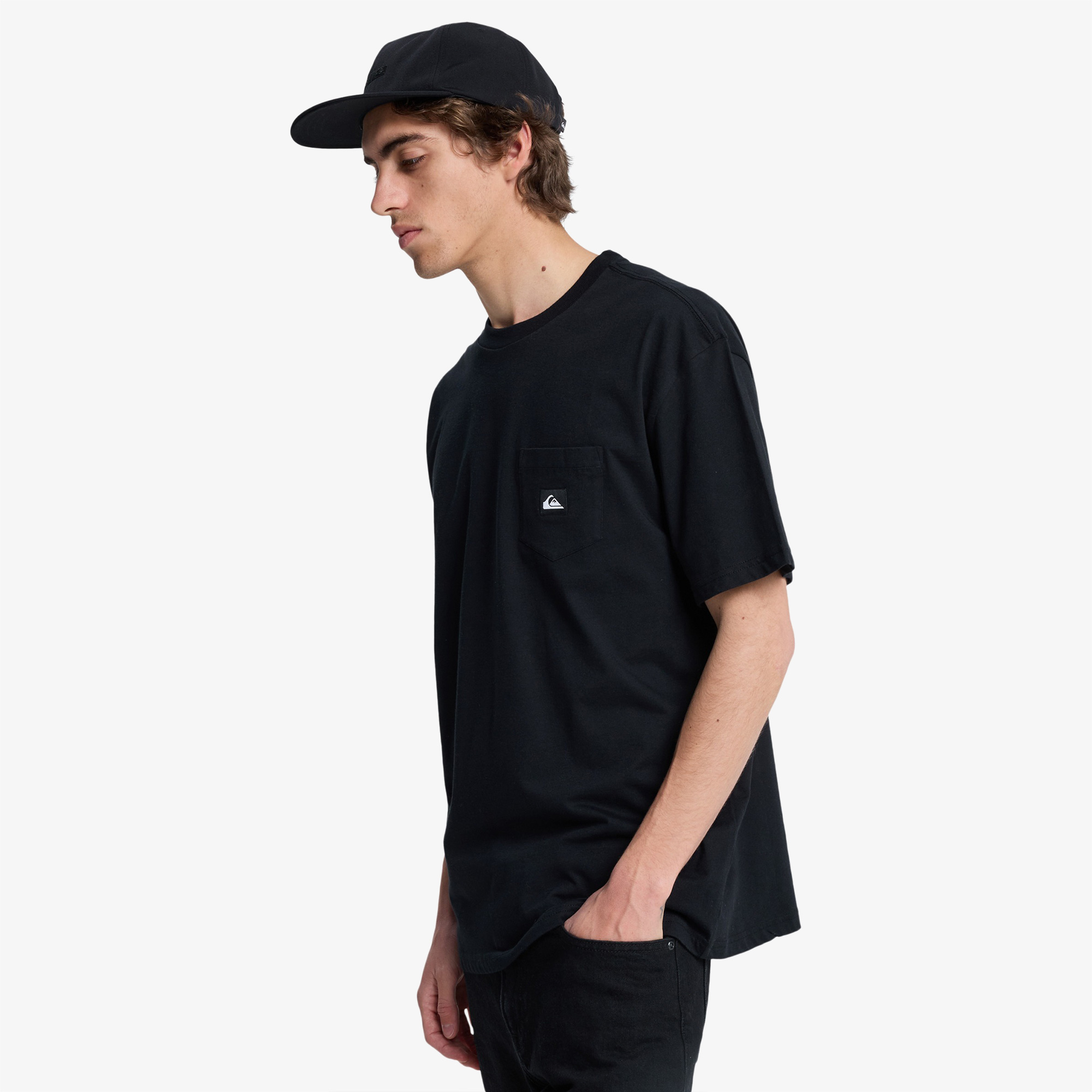 Quiksilver Salt Water Pock Erkek Siyah T-Shirt