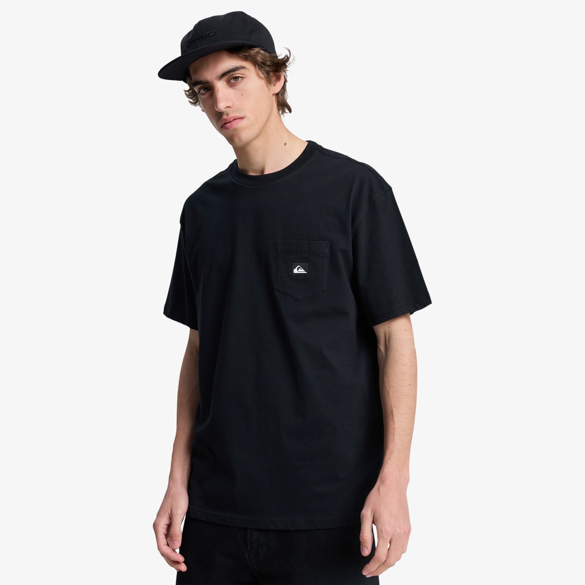 Quiksilver Salt Water Pock Erkek Siyah T-Shirt