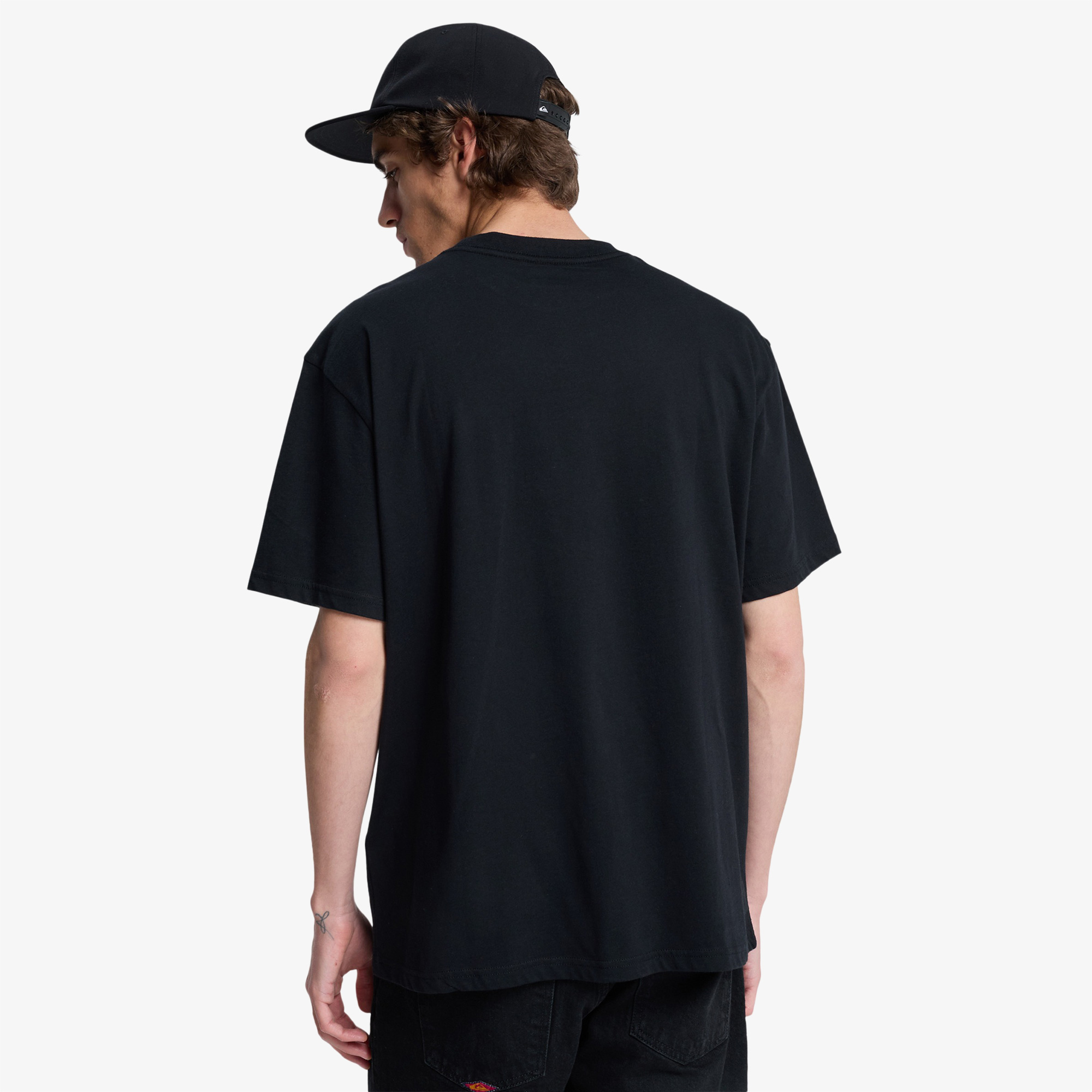 Quiksilver Salt Water Pock Erkek Siyah T-Shirt