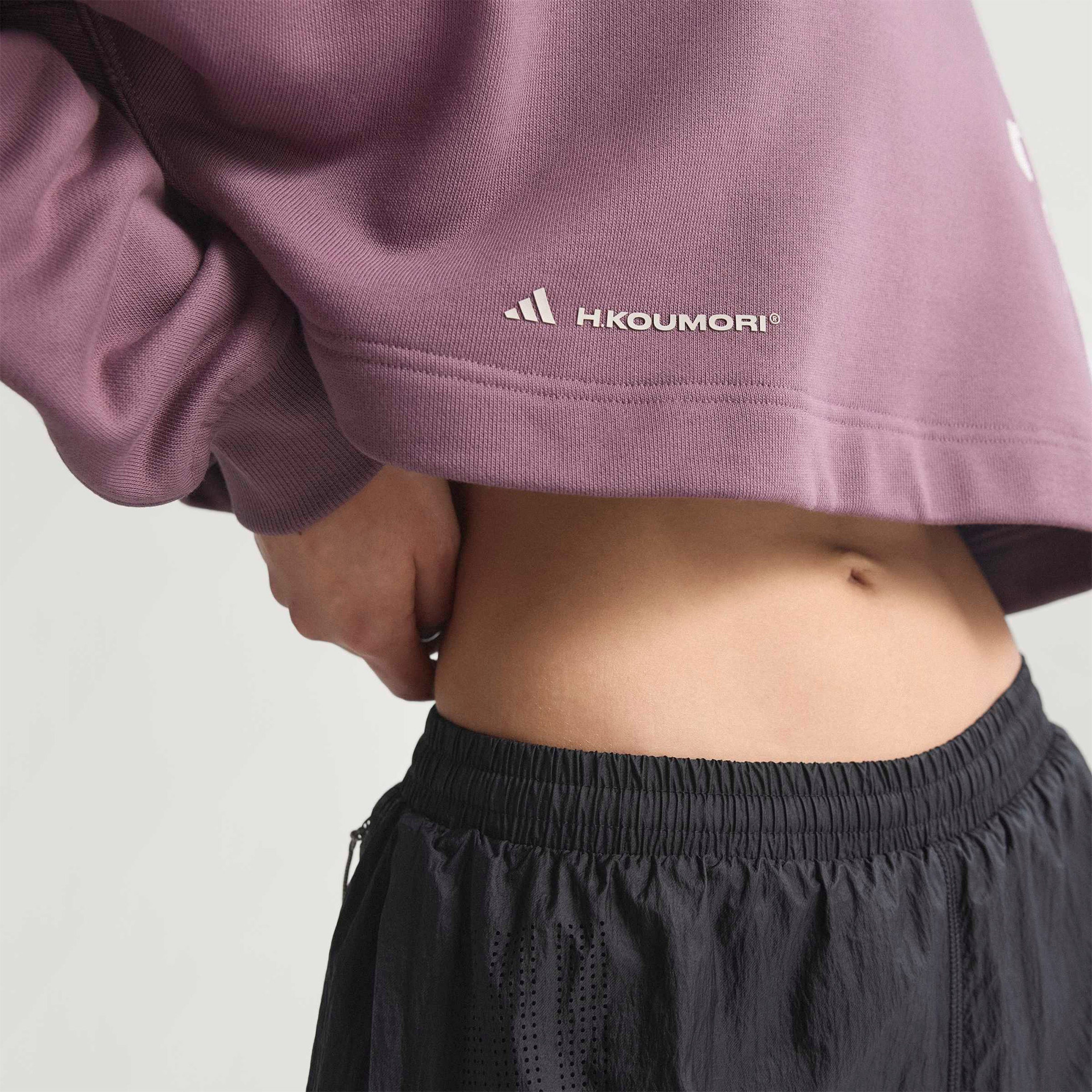 adidas Adi365 Hk Running Crew Kadın Mor Koşu Sweatshirt