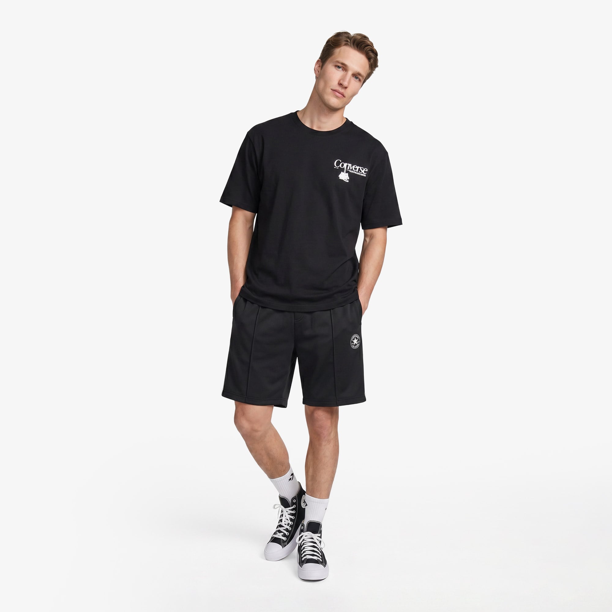 Converse Erkek Siyah T-Shirt