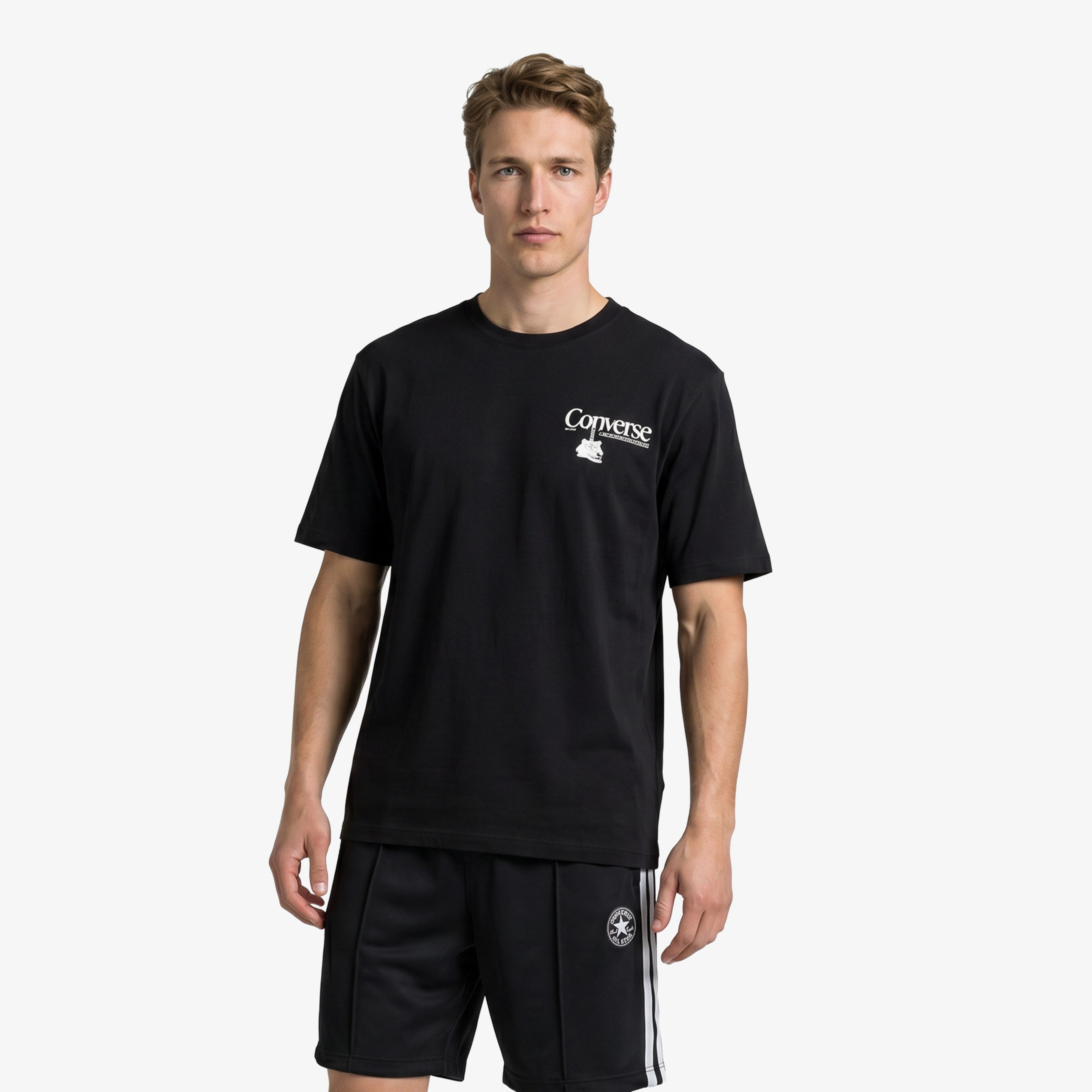 Converse Erkek Siyah T-Shirt