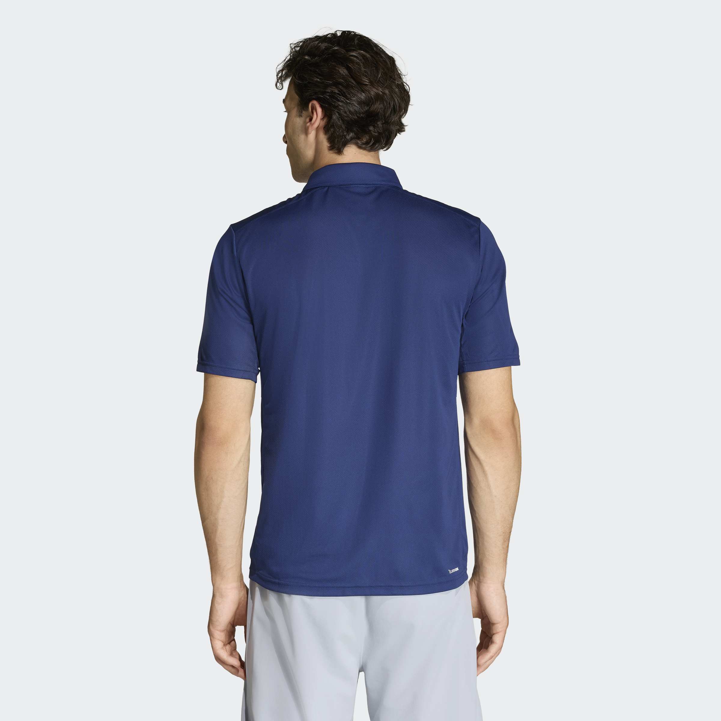 adidas Workout Essentials Base Erkek Mavi Antrenman Polo
