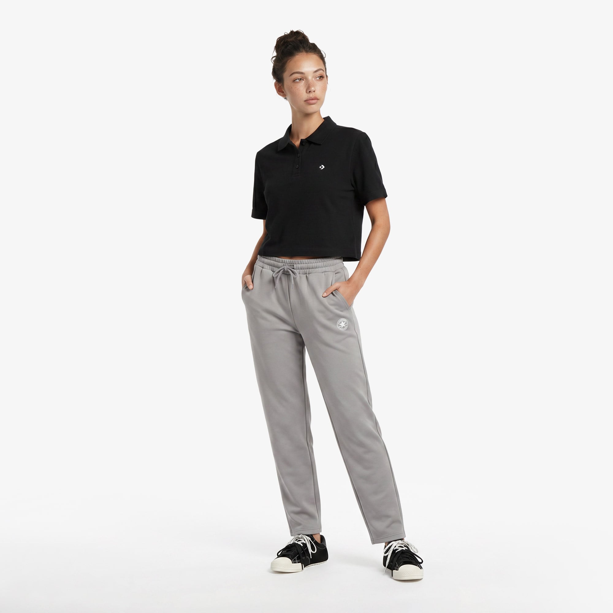 Converse Kadın Siyah T-Shirt
