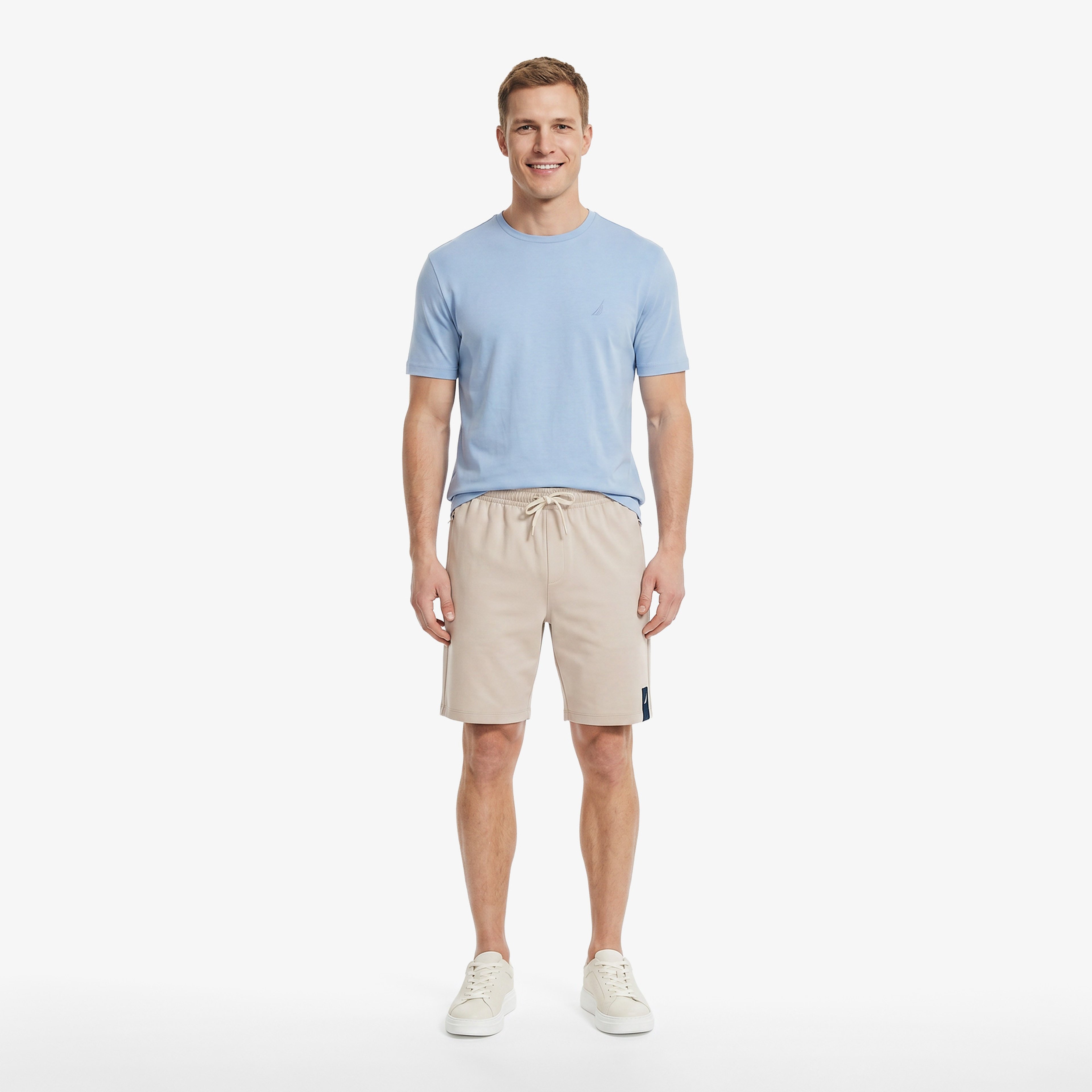 Nautica Erkek Bej Regular Fit Şort