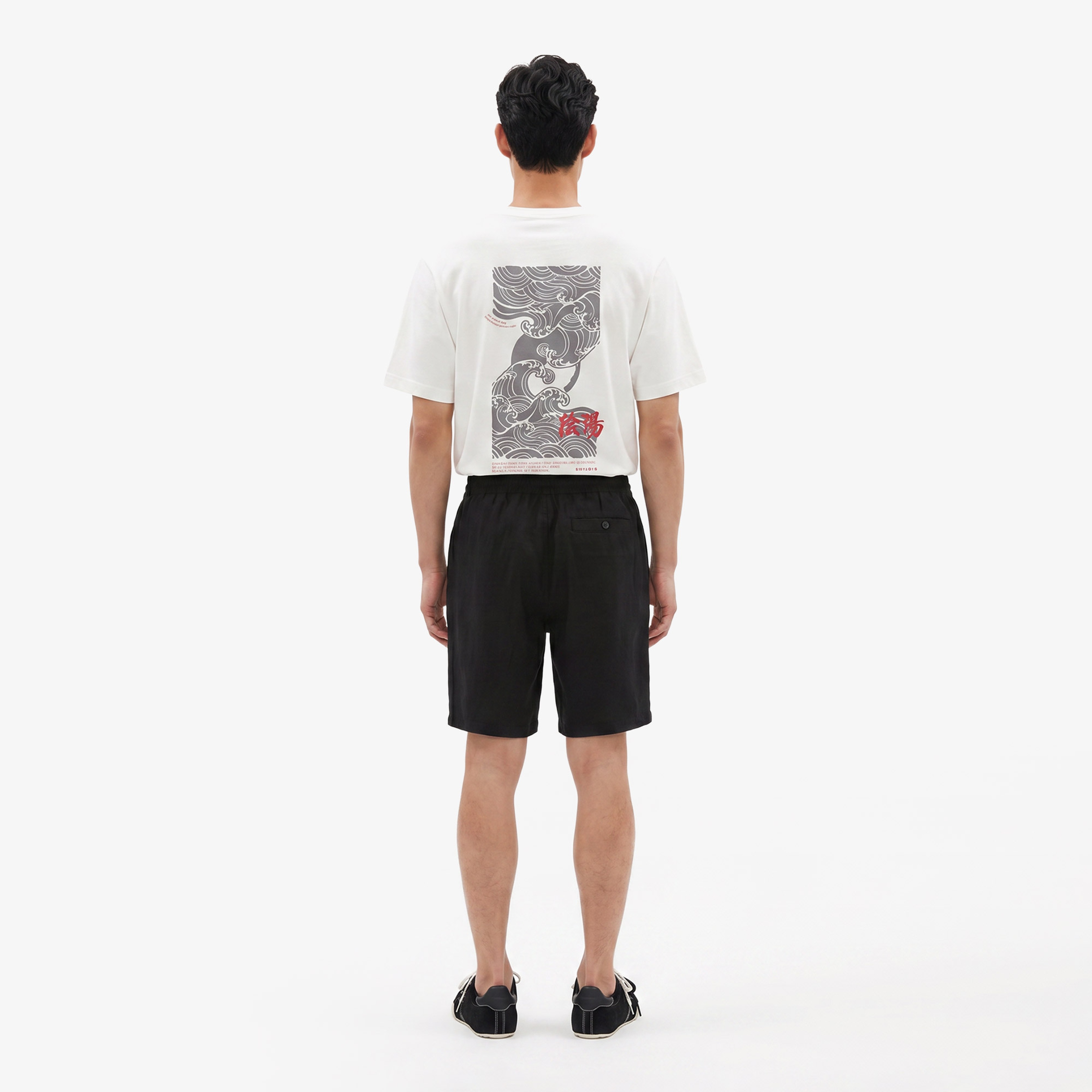 UNITED4 Regular Fit Erkek Siyah Şort