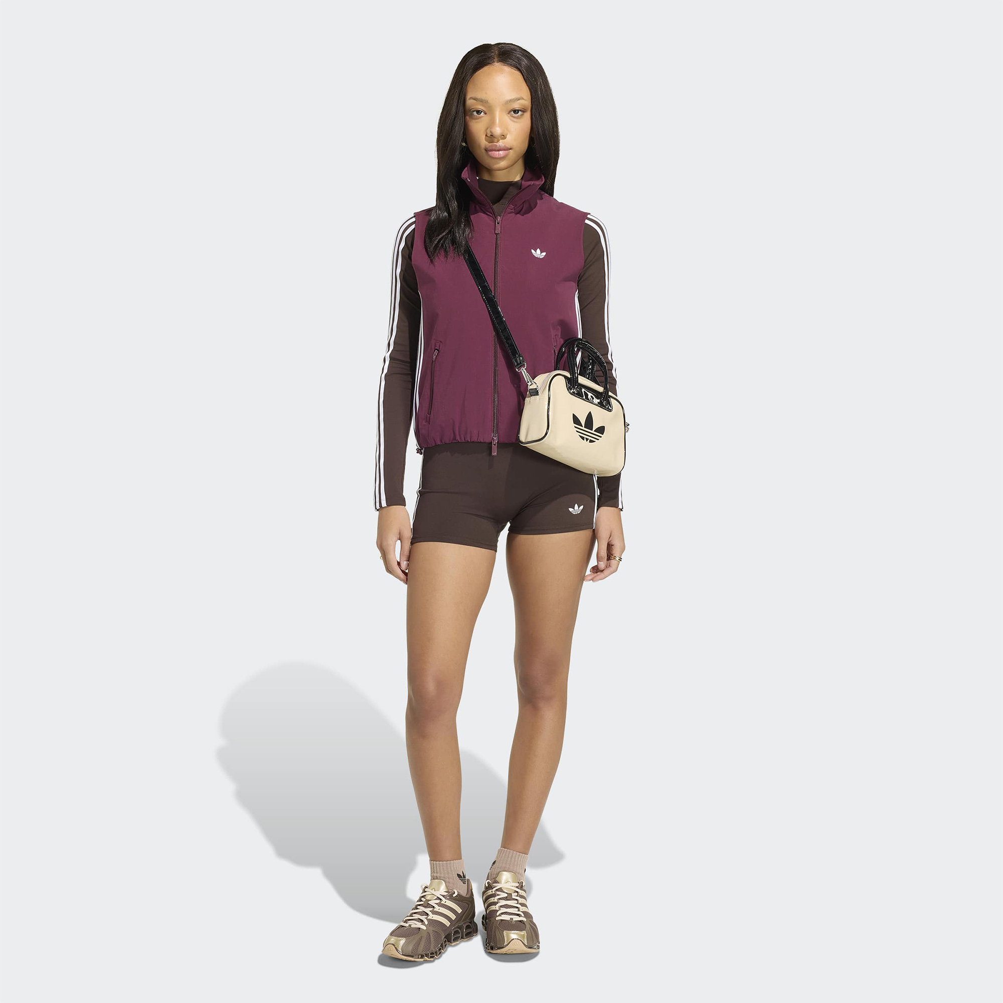 adidas Essential Kadın Bordo T-Shirt