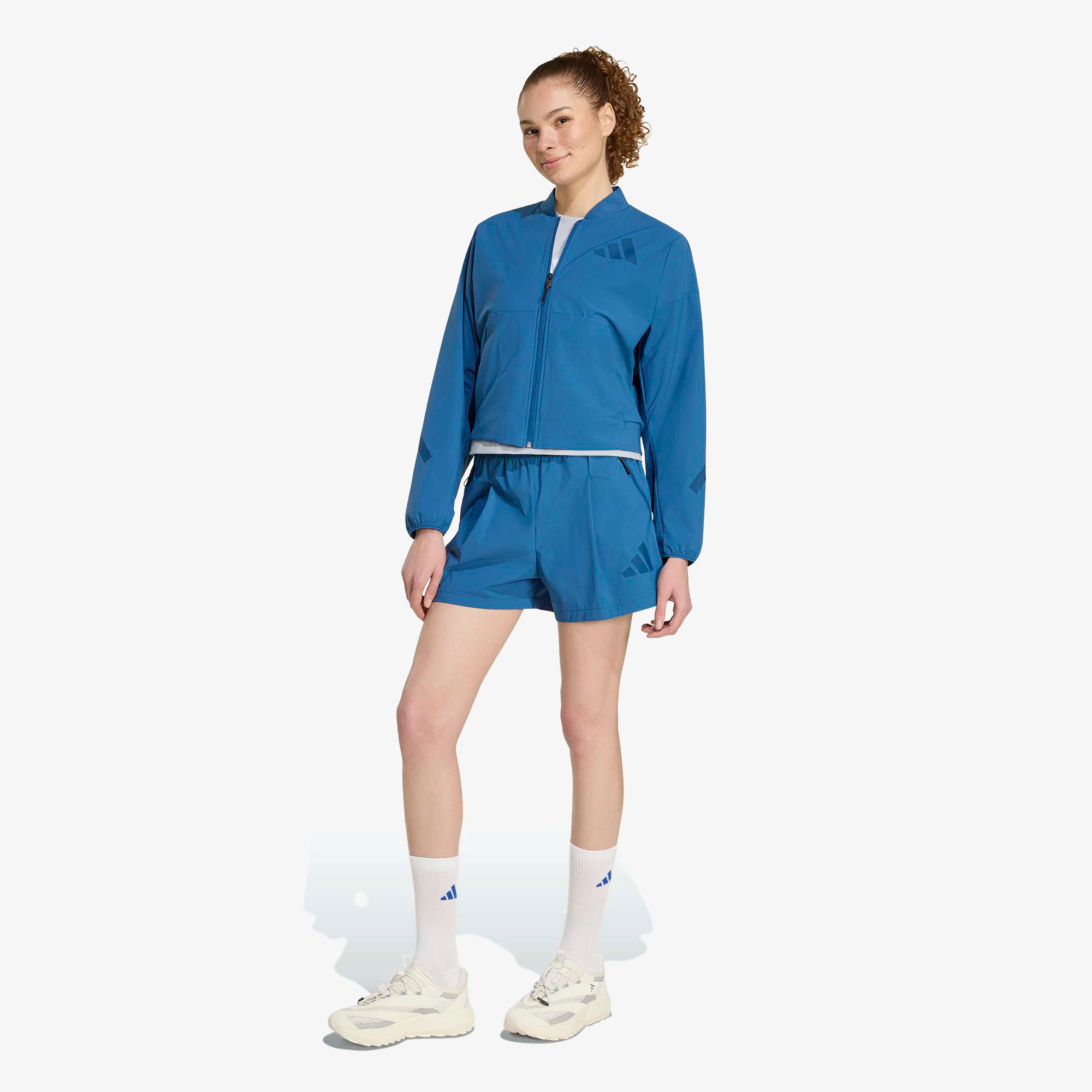 adidas Z.N.E. Kadın Mavi Sweatshirt
