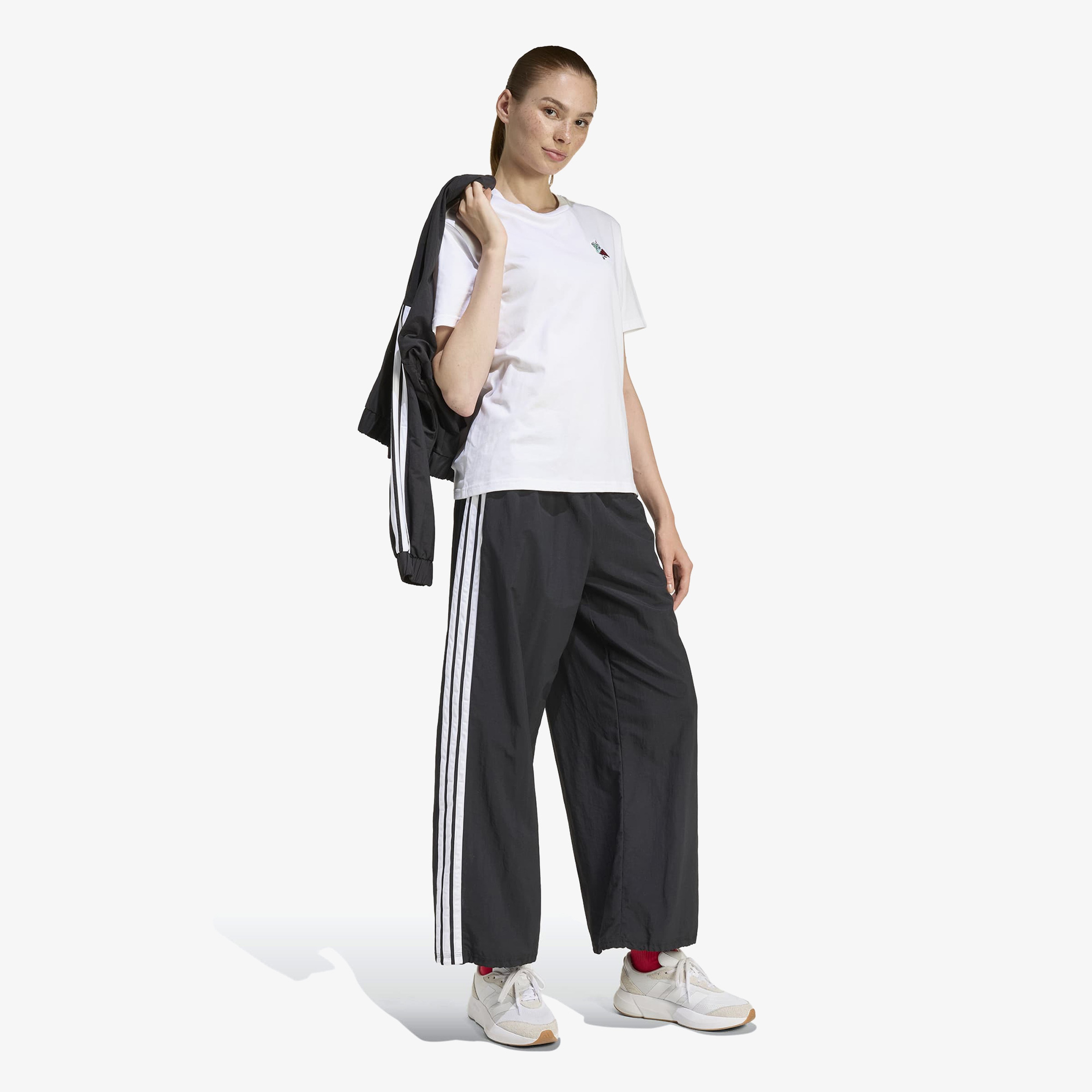 adidas Food Graphic Kadın Beyaz T-Shirt