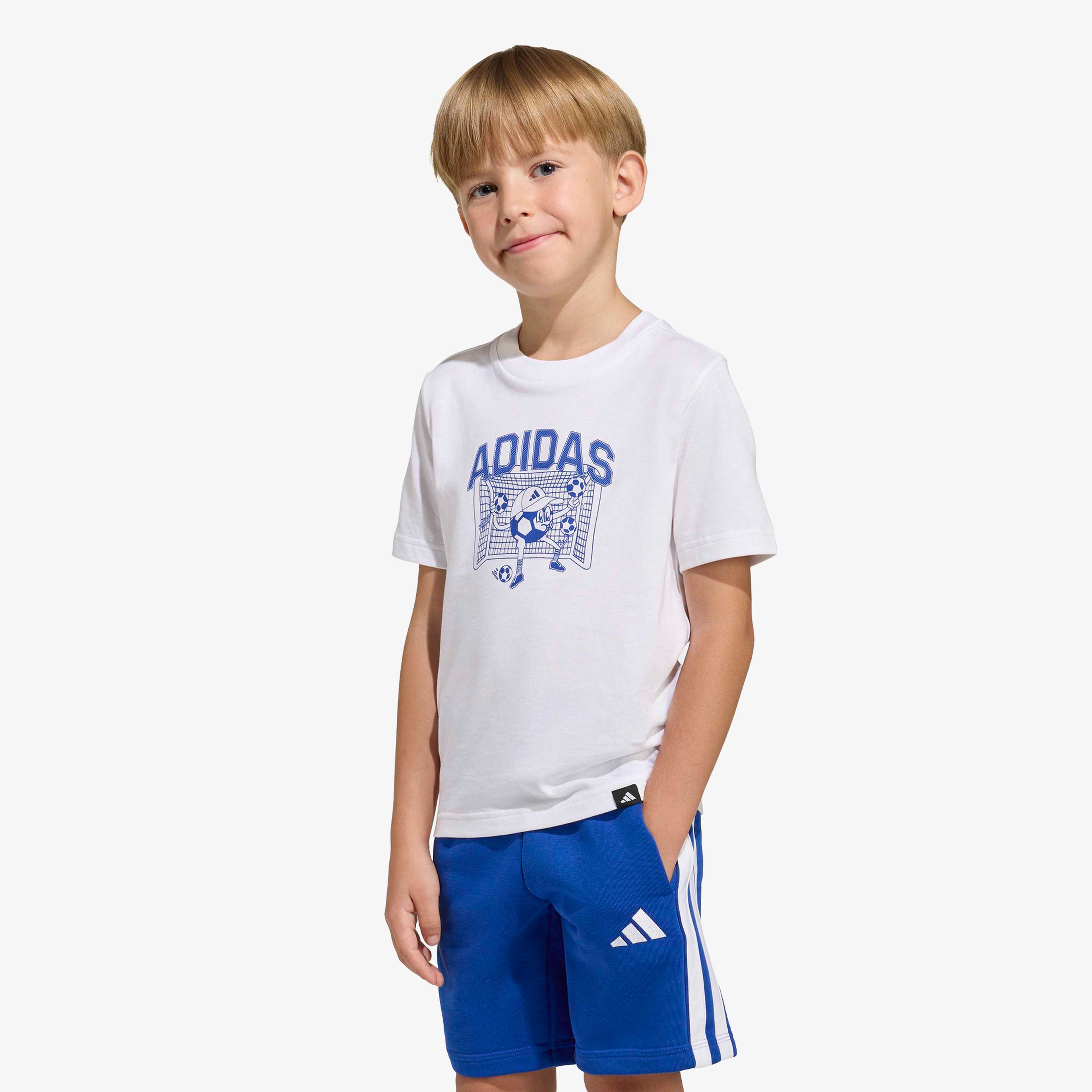 adidas Lk Football Çocuk Beyaz T-Shirt