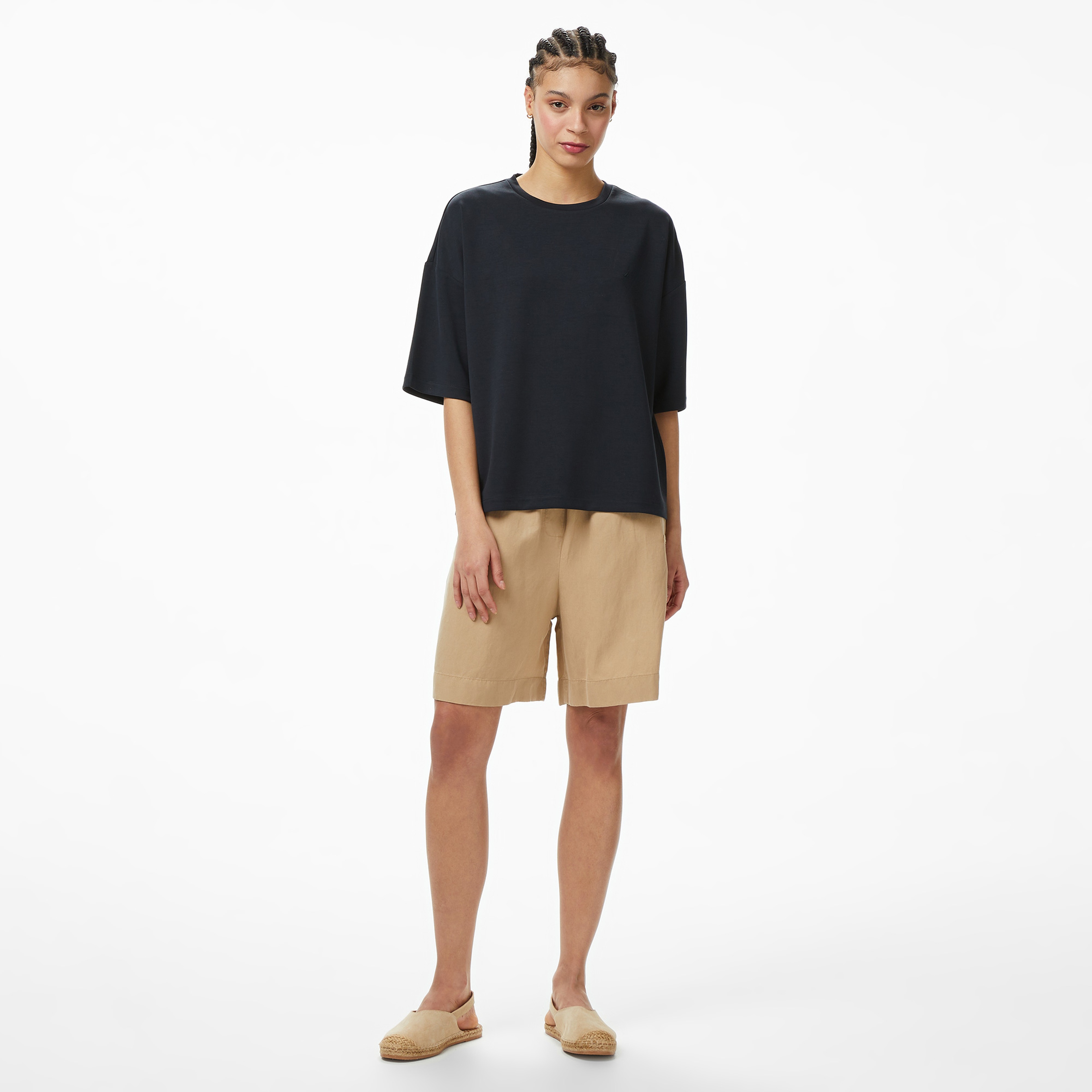 Nautica Kadın Siyah Regular Fit T-Shirt