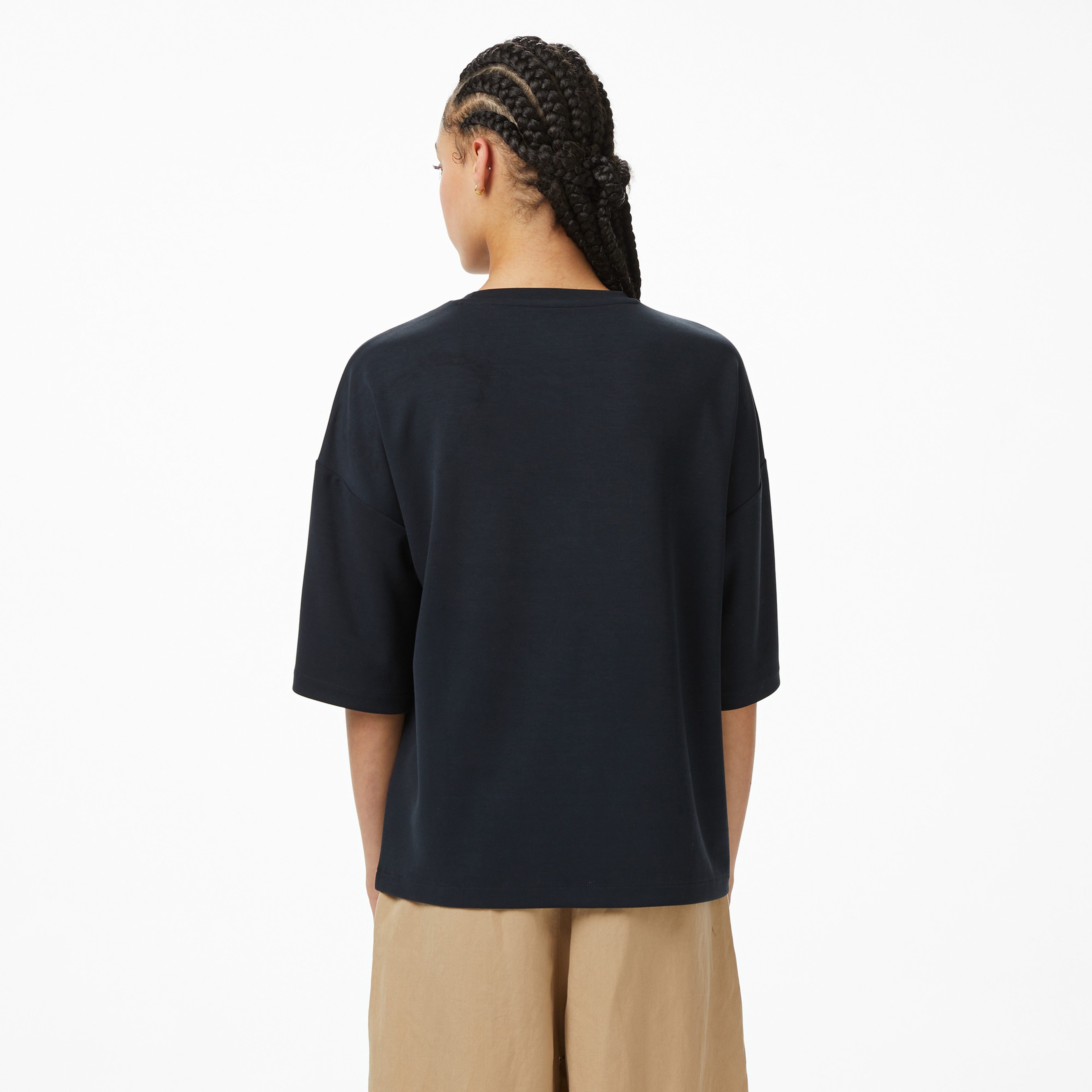 Nautica Kadın Siyah Regular Fit T-Shirt