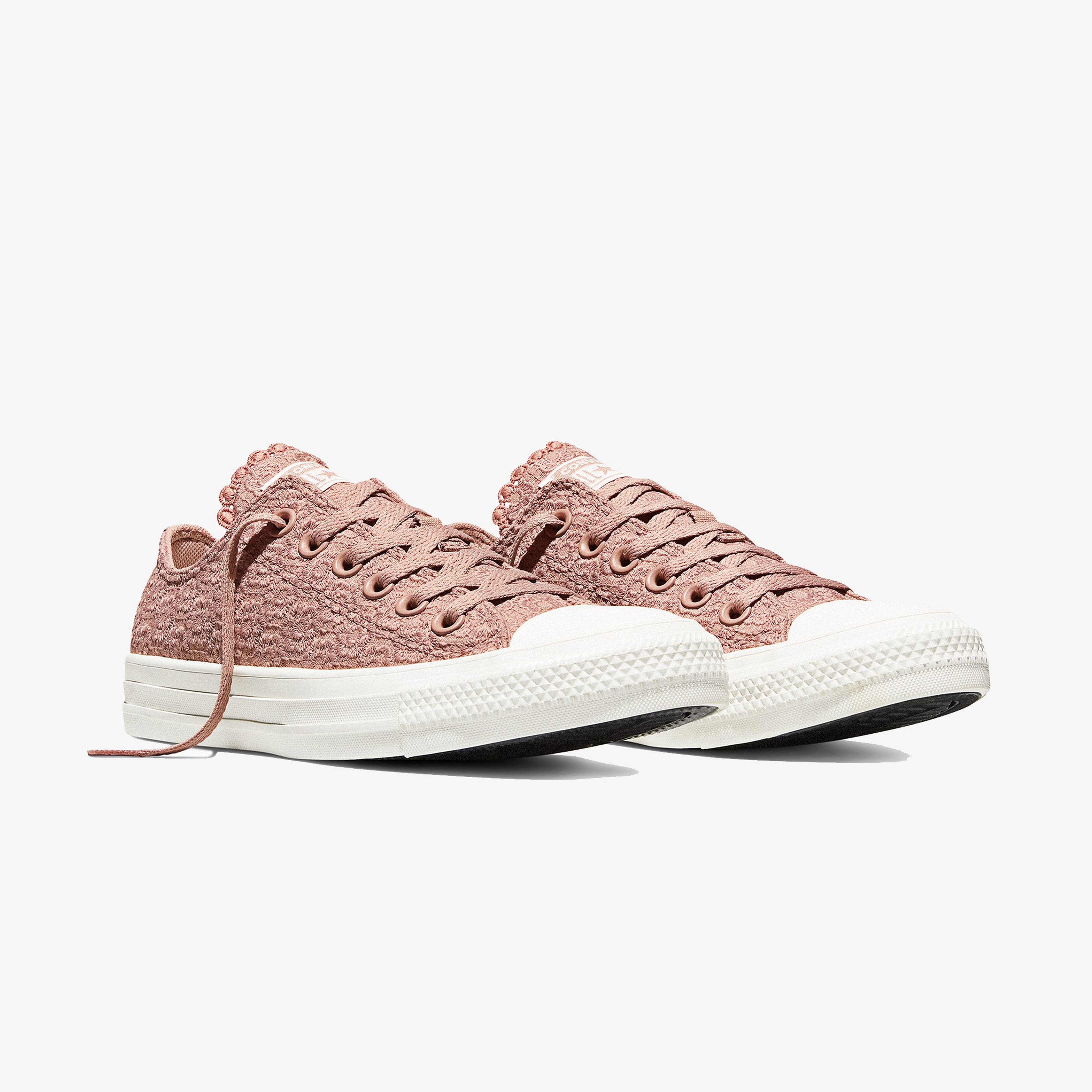 Converse Chuck Taylor All Star Çiçek İşlemeli Unisex Pembe Sneaker