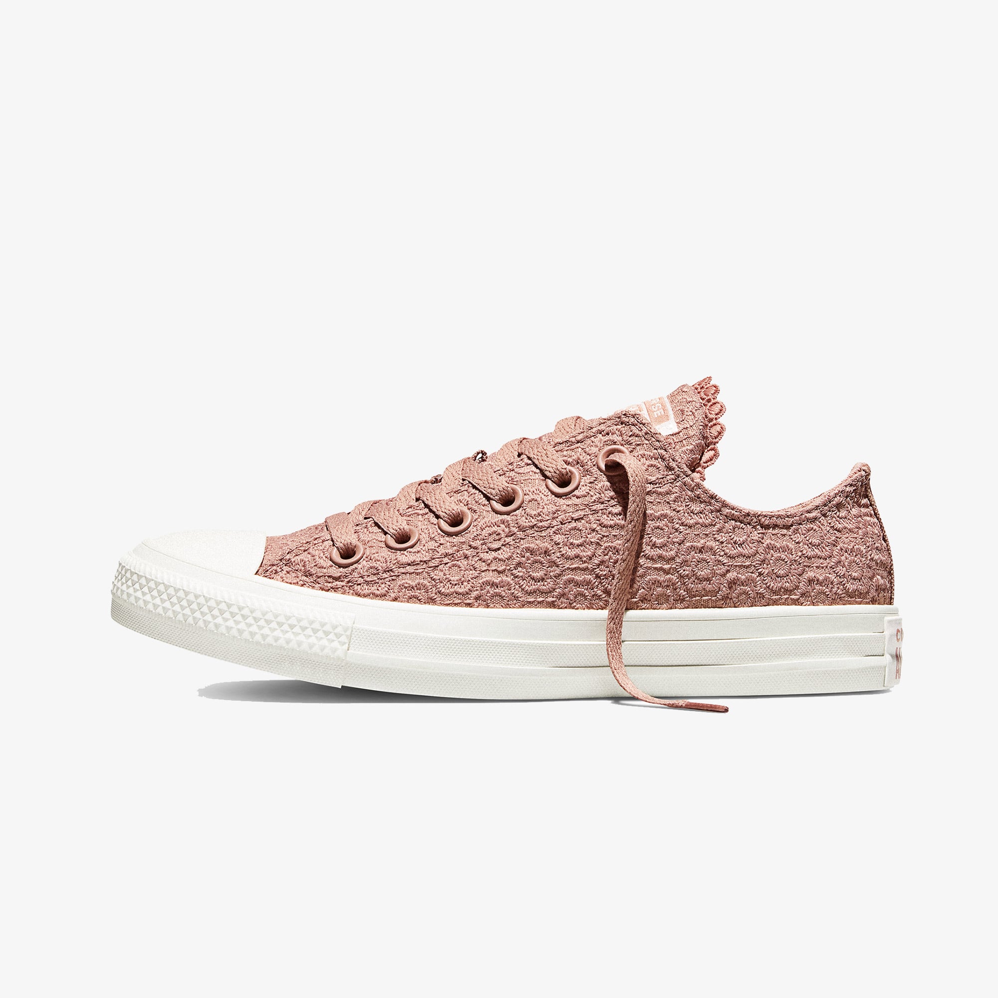 Converse Chuck Taylor All Star Çiçek İşlemeli Unisex Pembe Sneaker