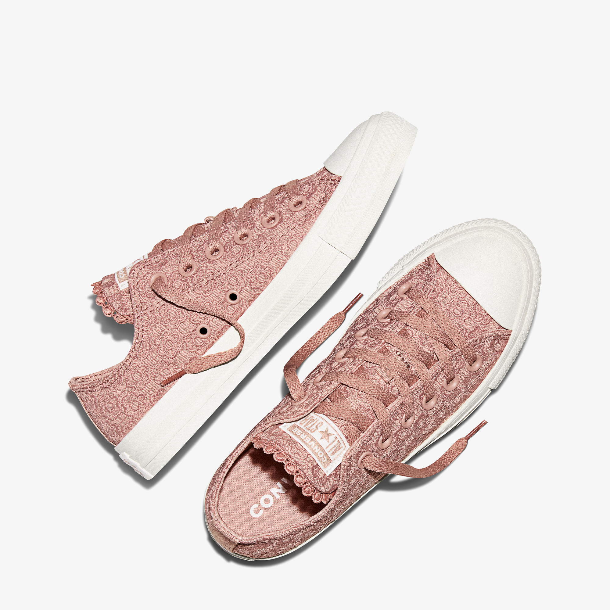 Converse Chuck Taylor All Star Çiçek İşlemeli Unisex Pembe Sneaker