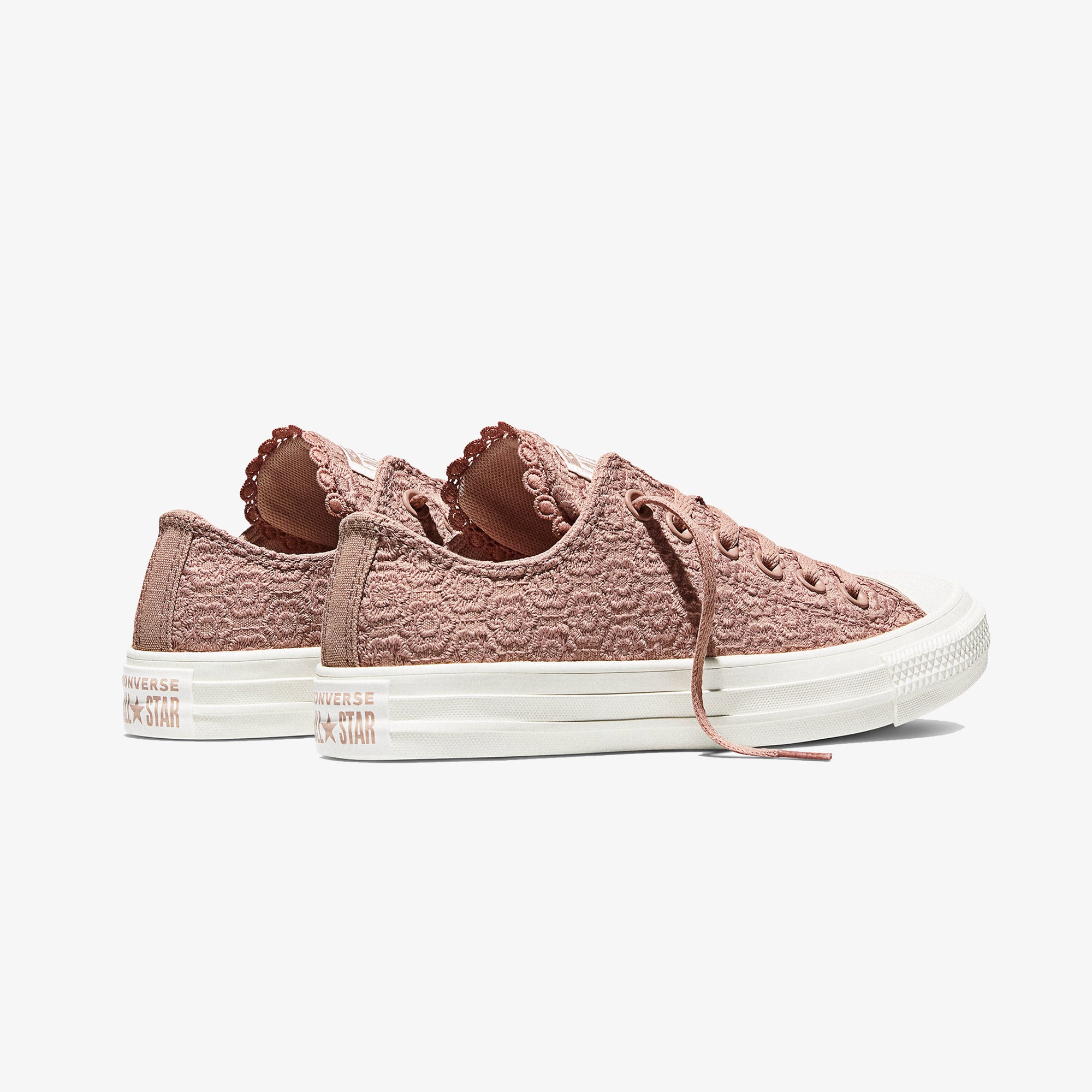Converse Chuck Taylor All Star Çiçek İşlemeli Unisex Pembe Sneaker