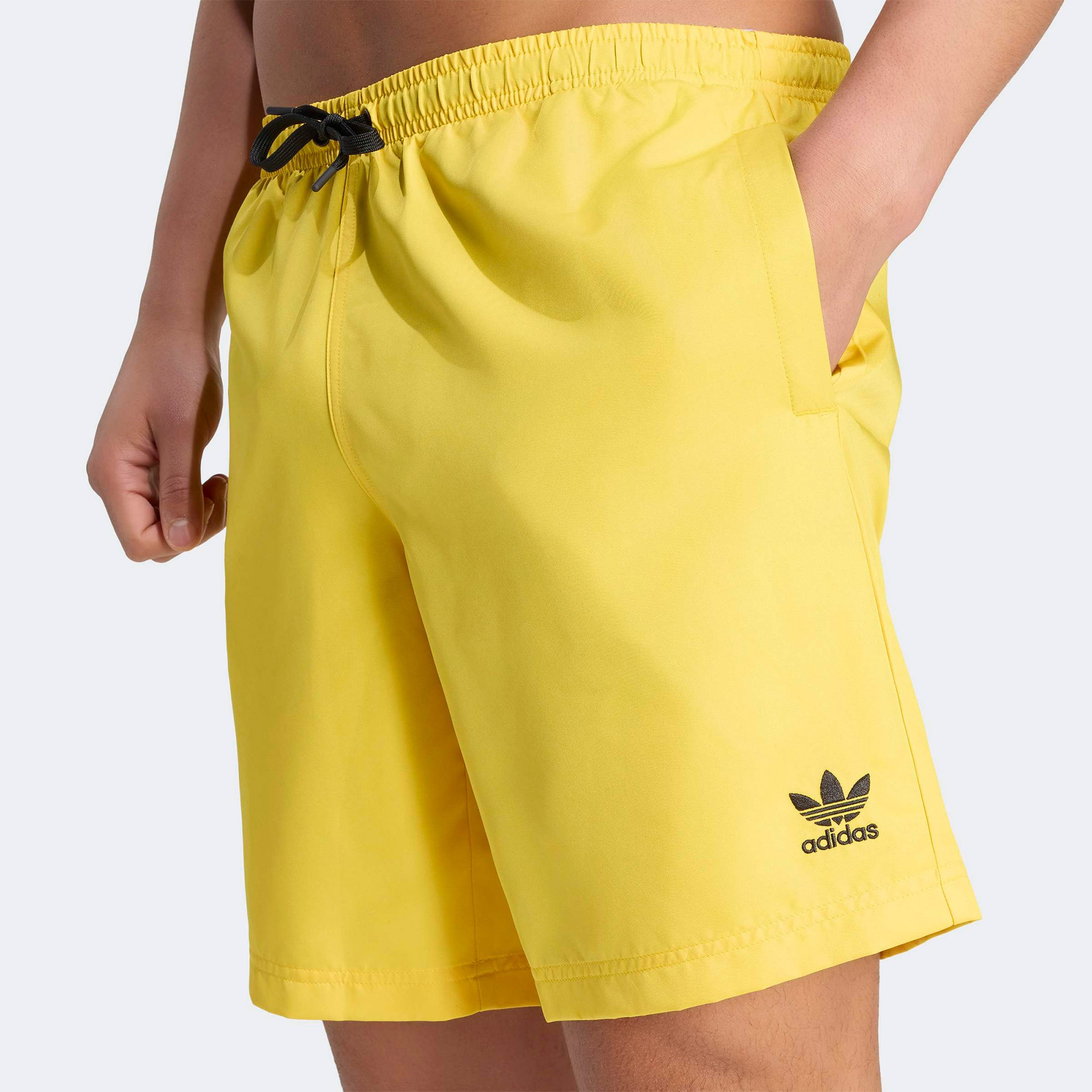 adidas Adicolor 8 İnç Erkek Sarı Deniz Şortu