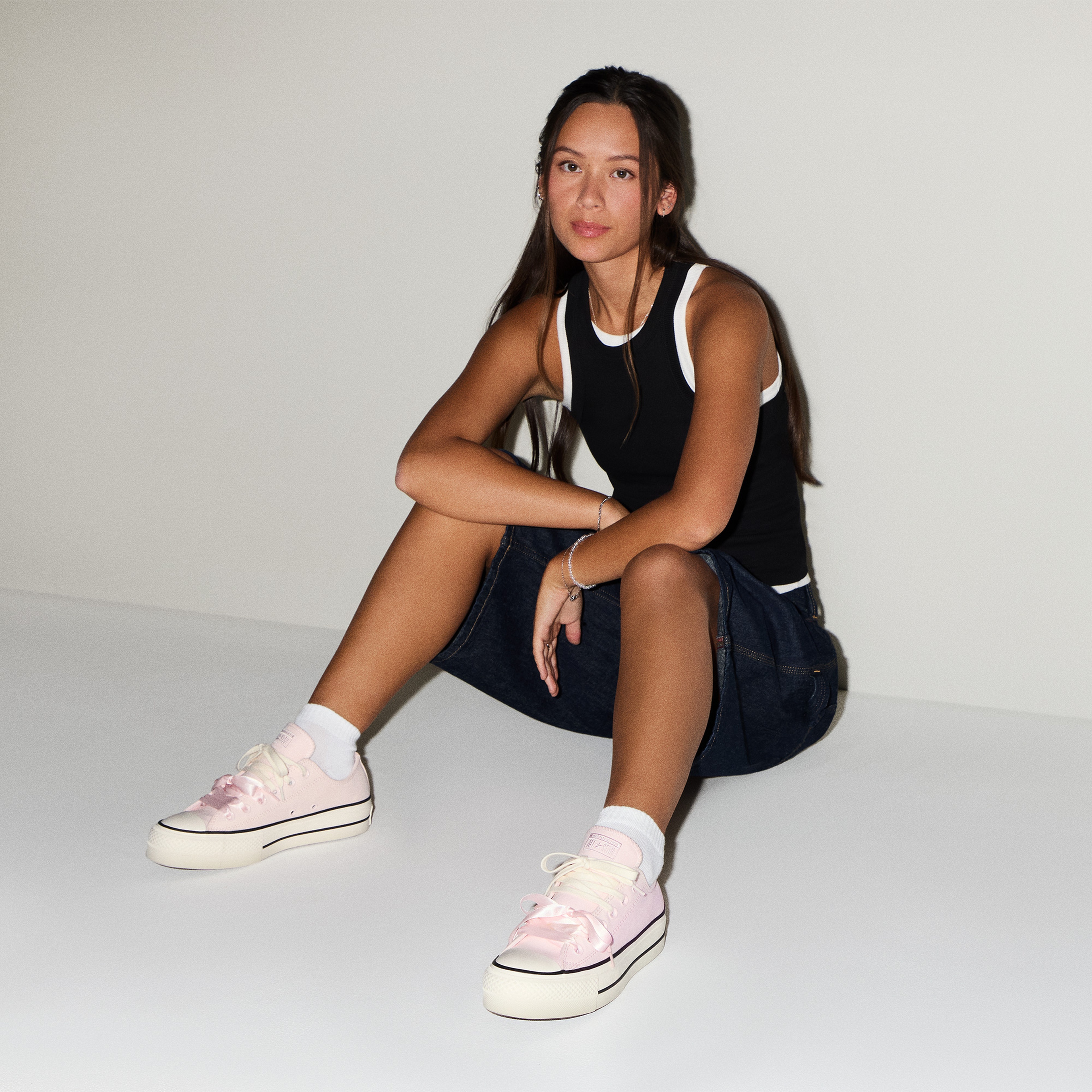Converse Chuck Taylor All Star Lift Kadın Pembe Spor Ayakkabı & Sneaker