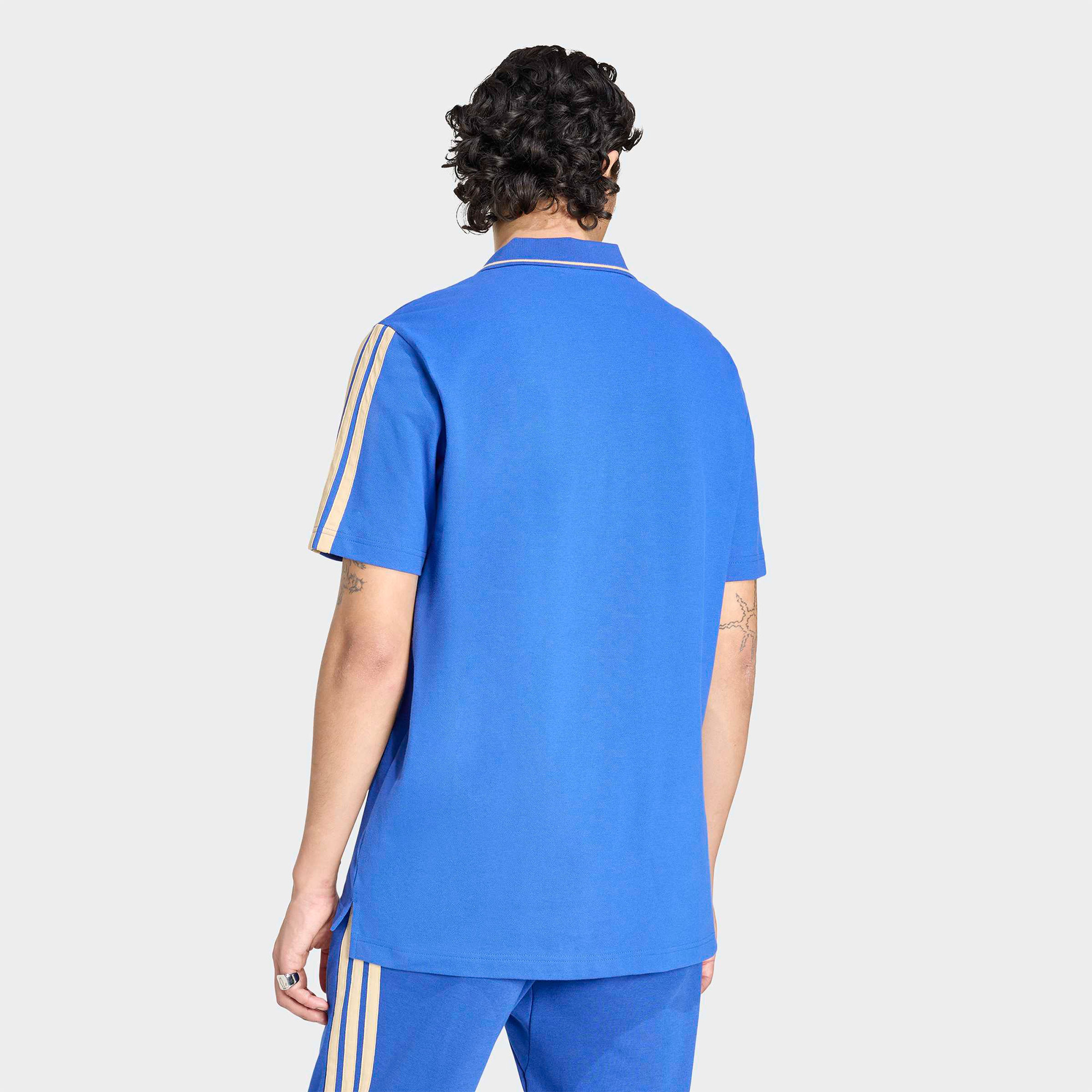 adidas İtalya Dna Erkek Mavi Polo
