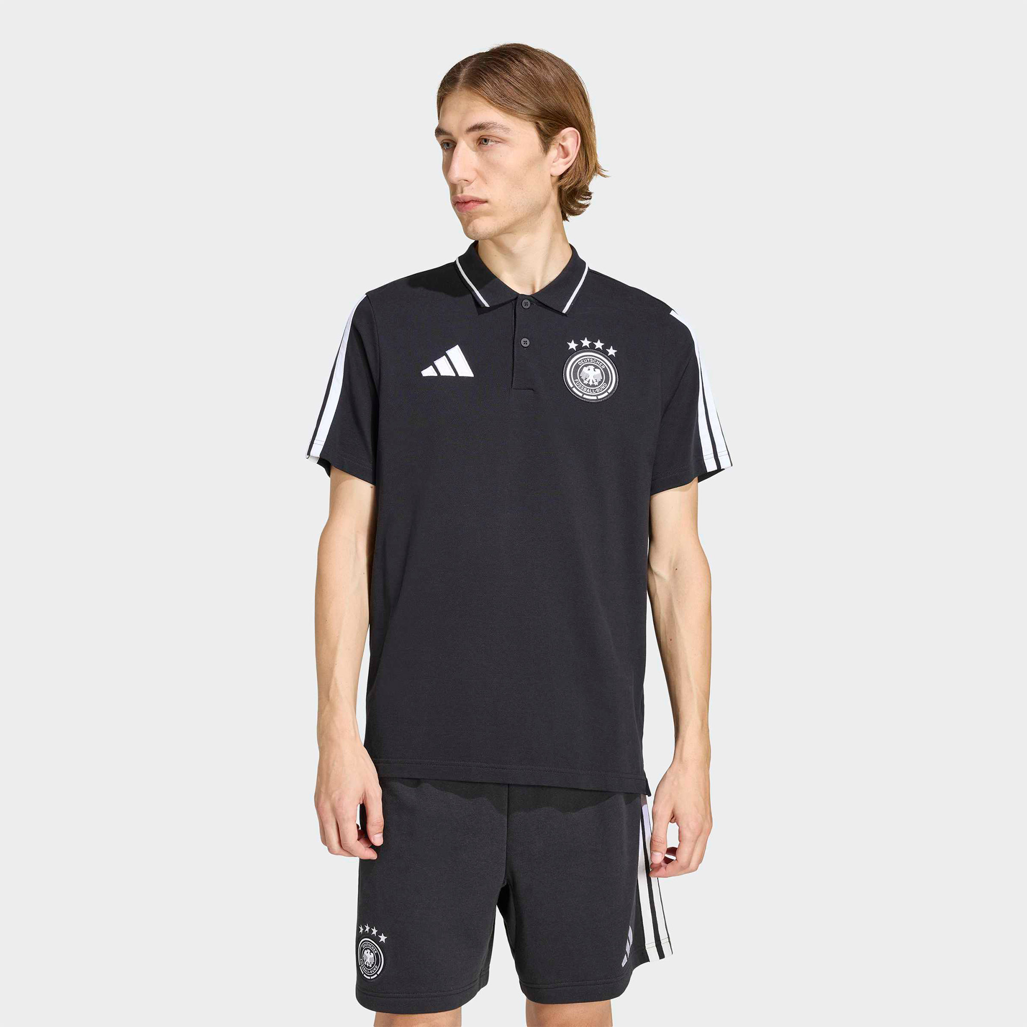 adidas Almanya Dna Erkek Siyah Polo