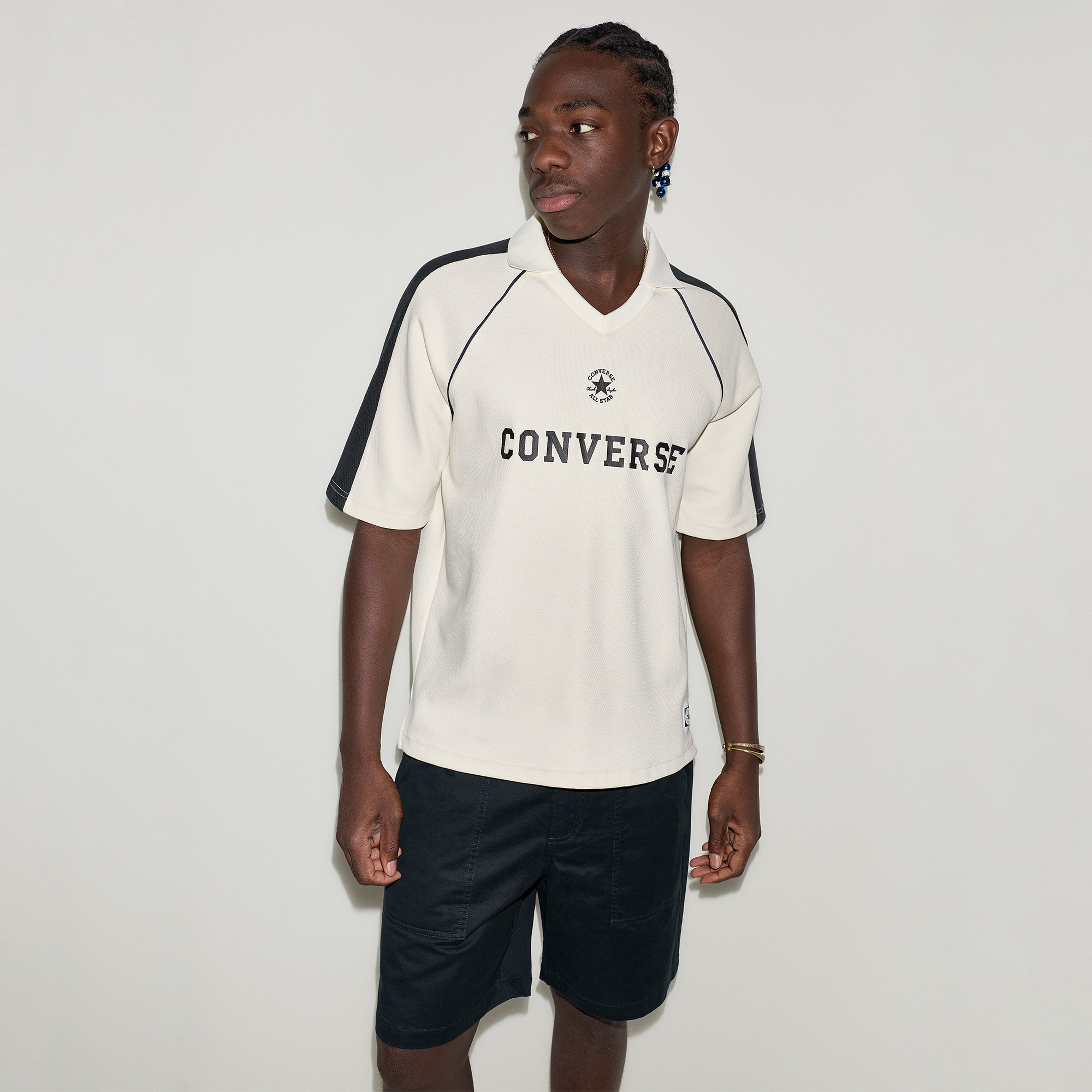 Converse Erkek Krem T-Shirt