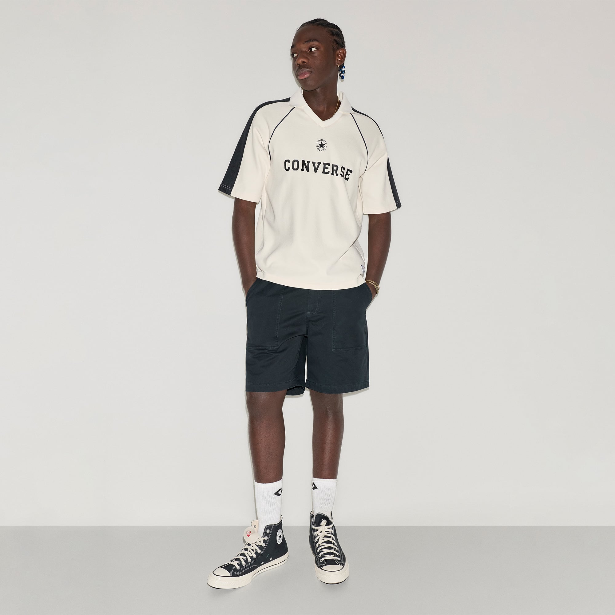 Converse Erkek Krem T-Shirt