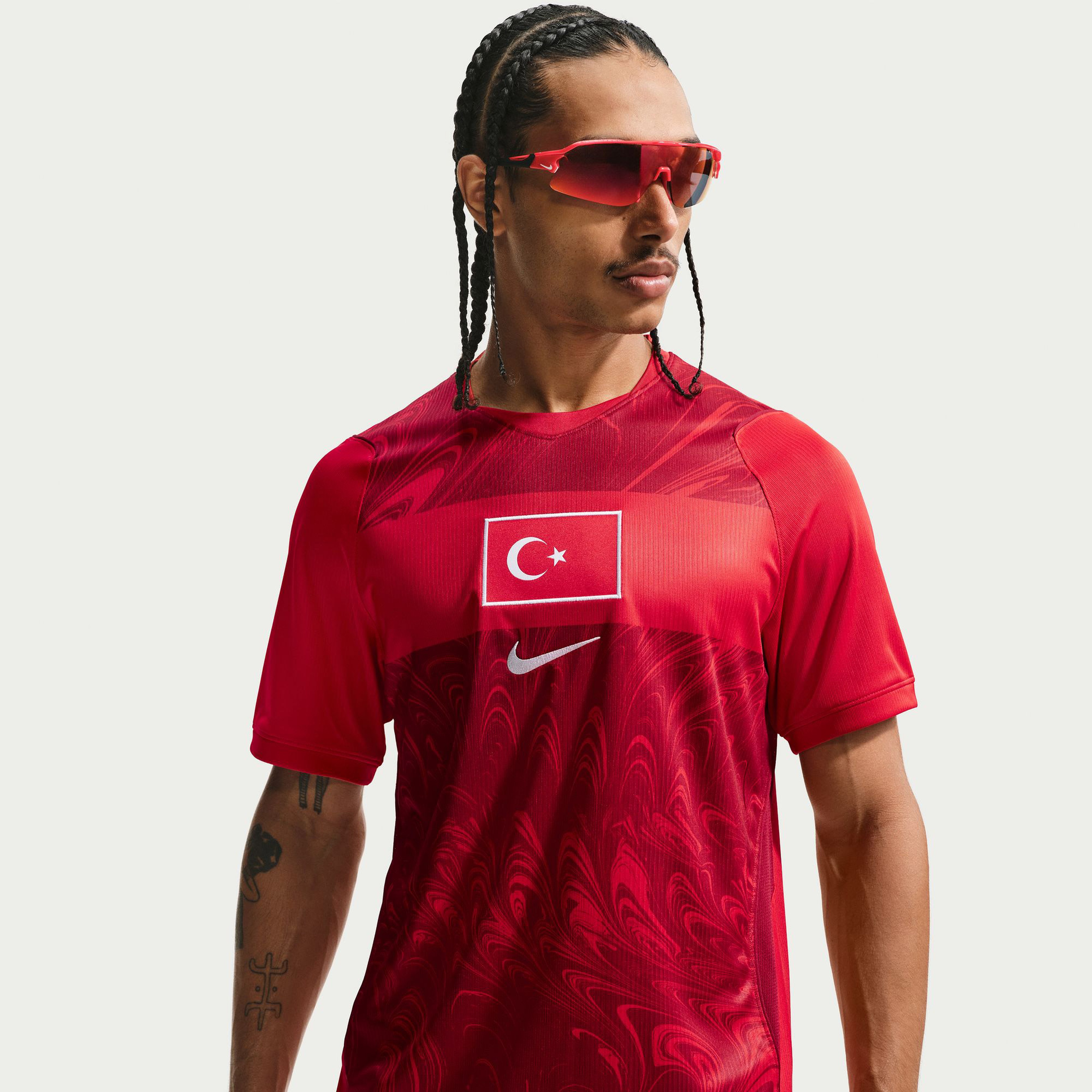 Nike Türkiye 2026  Erkek Kırmızı İç Saha Stadyum Forması