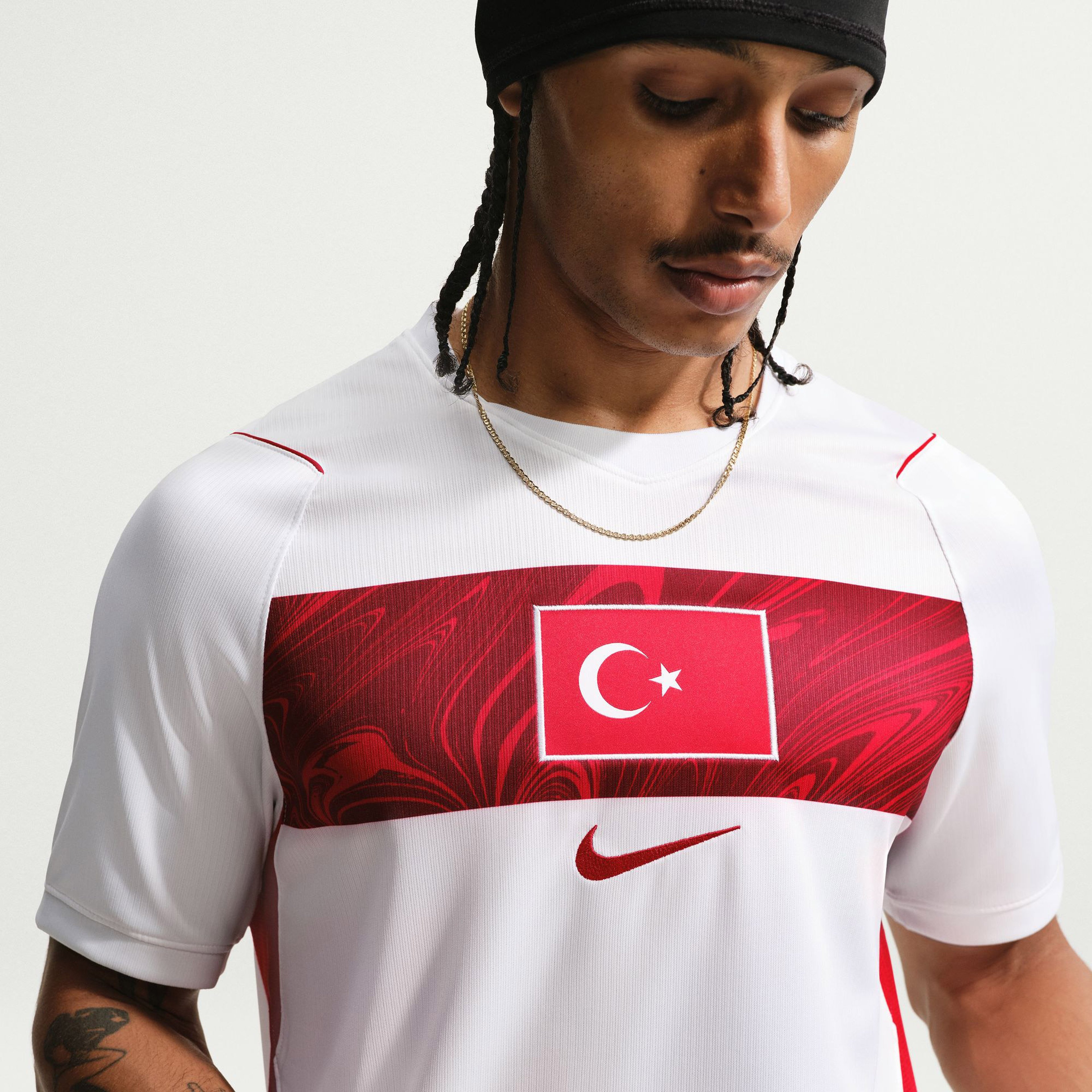 Nike Türkiye 2026  Erkek Beyaz Deplasman Stadyum Forması