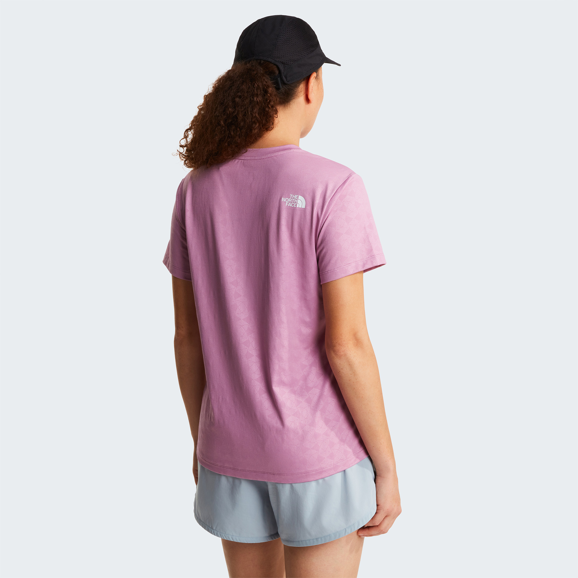 The North Face Flex Geo Embossed Short Sleeve Kadın Pembe T-Shirt