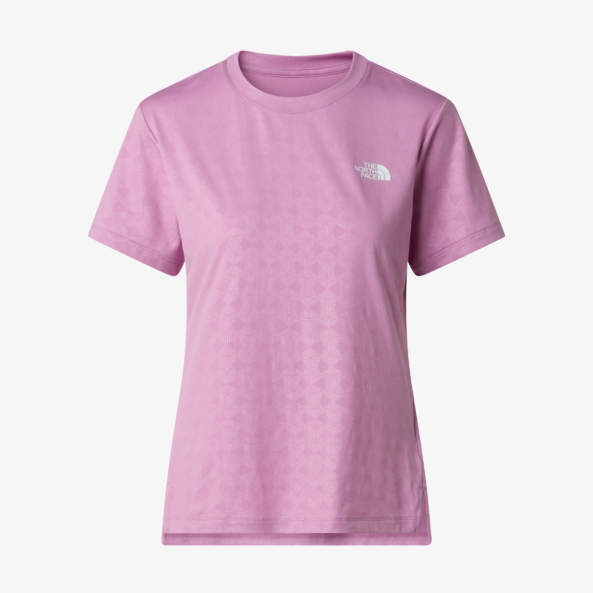 The North Face Flex Geo Embossed Short Sleeve Kadın Pembe T-Shirt