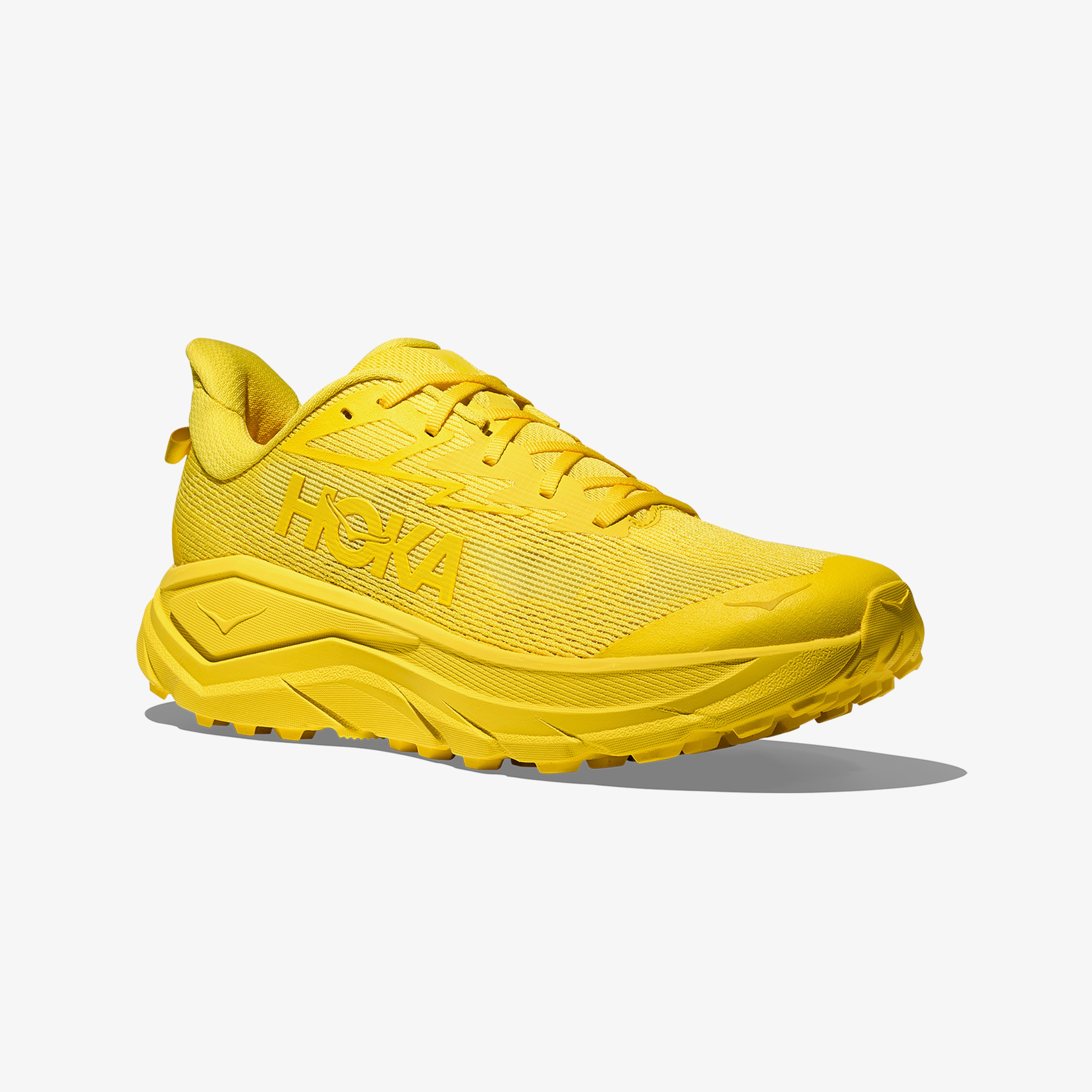 Hoka Challenger 8 Erkek Sarı Trail Koşu Ayakkabısı