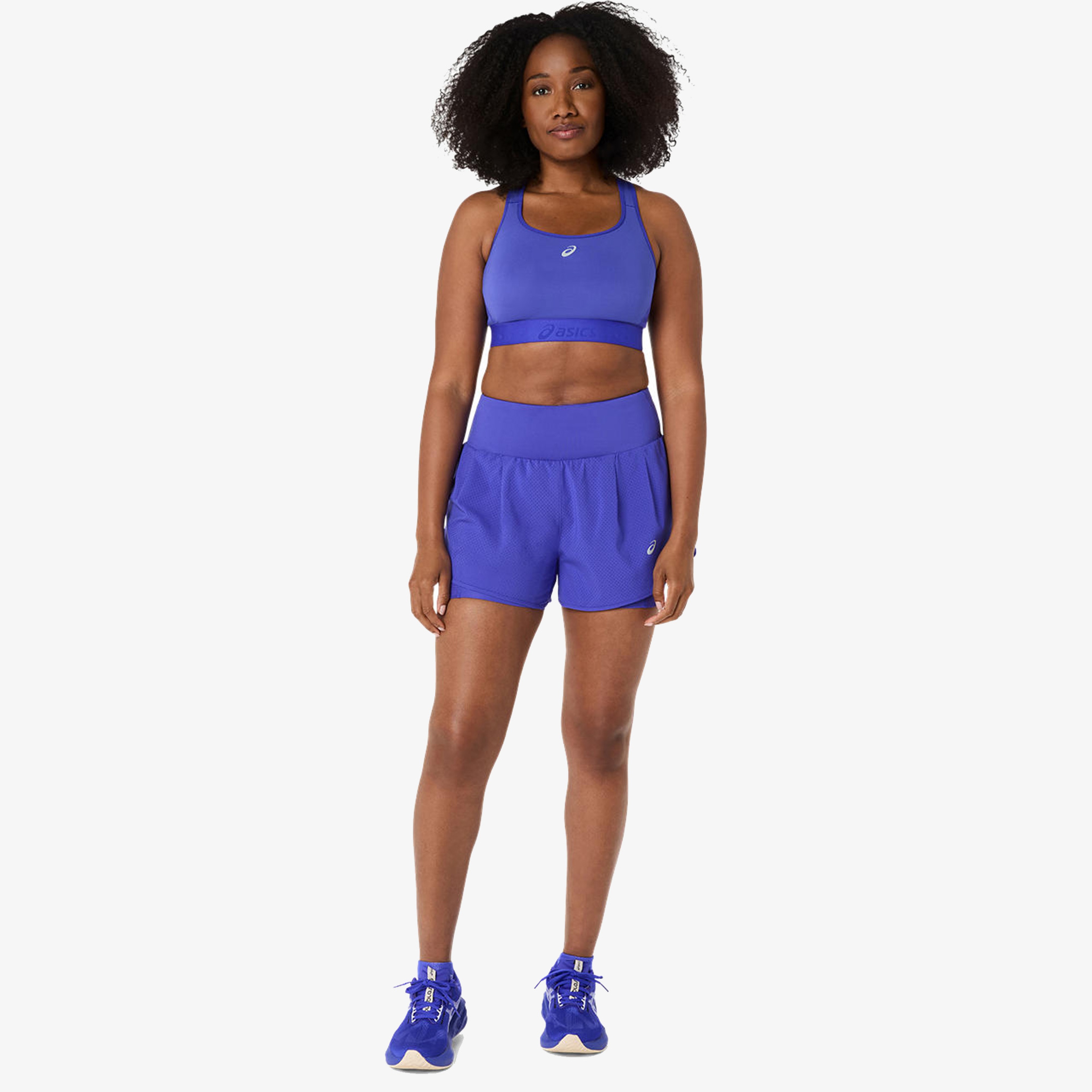Asics Road Compression Kadın Lacivert Koşu Bra