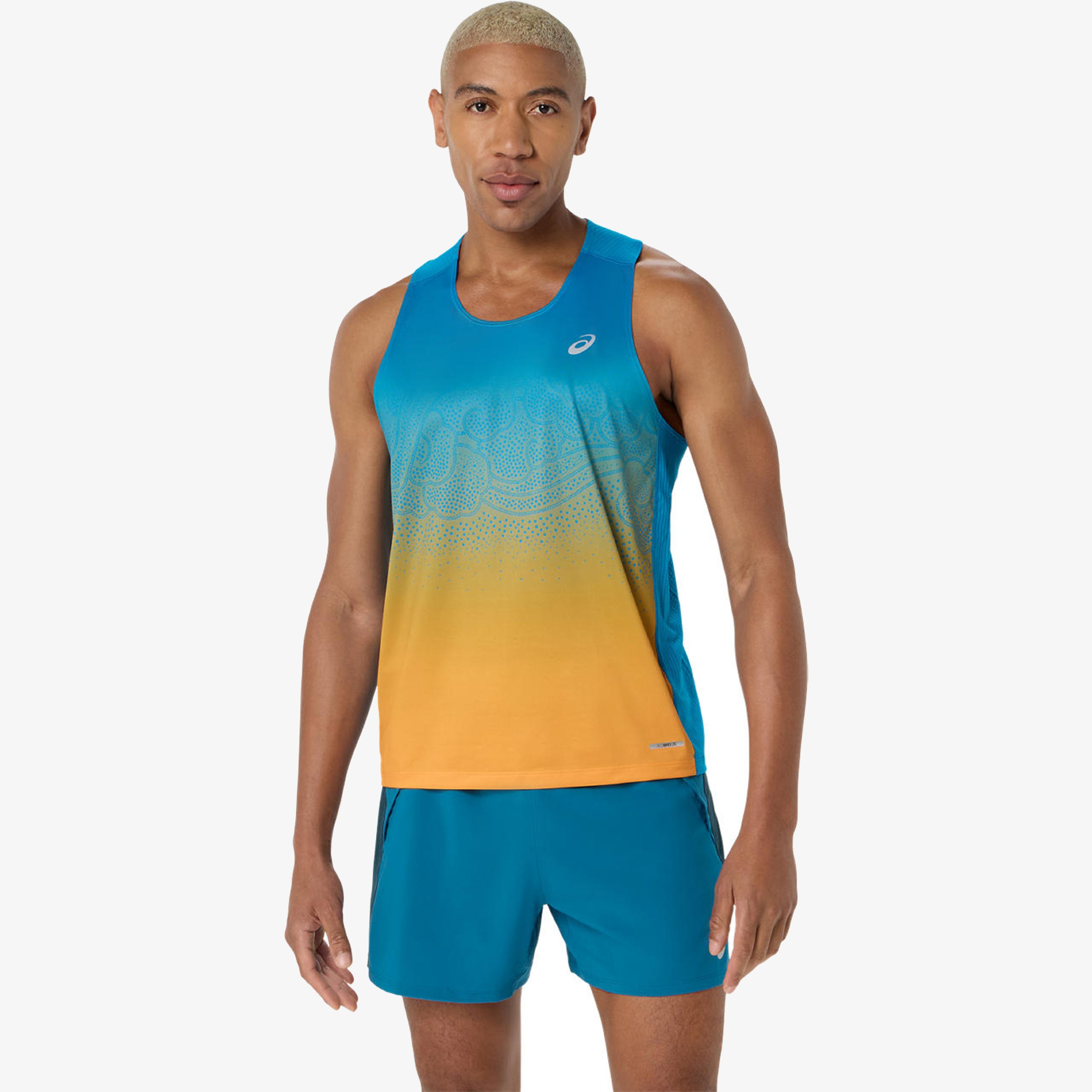 Asics Road Fade Singlet Erkek Renkli Koşu T-Shirt