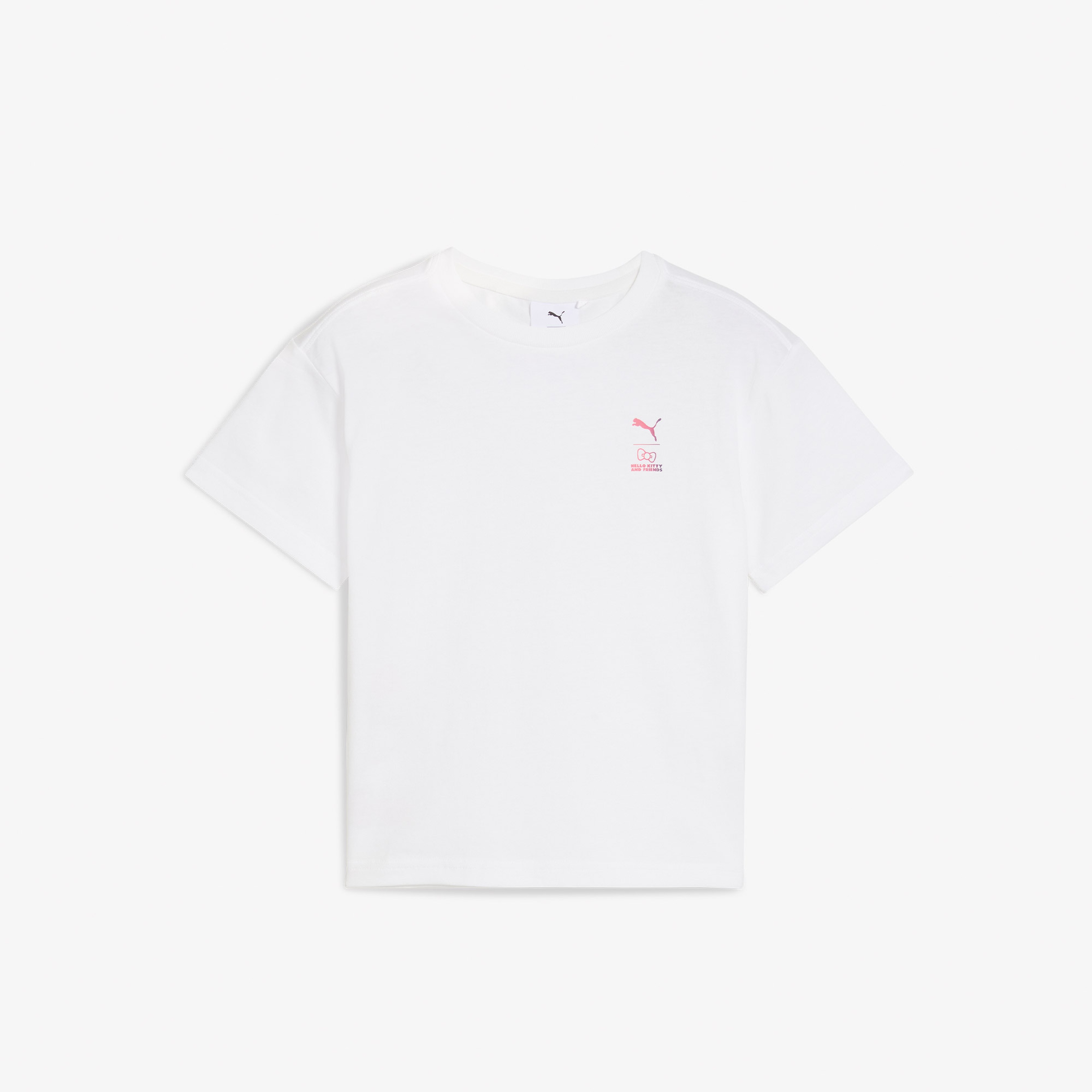 Puma Hello Kitty & Friends Graphic Çocuk Beyaz T-Shirt