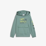 Puma Hot Wheels Graphic Çocuk Siyah Sweatshirt
