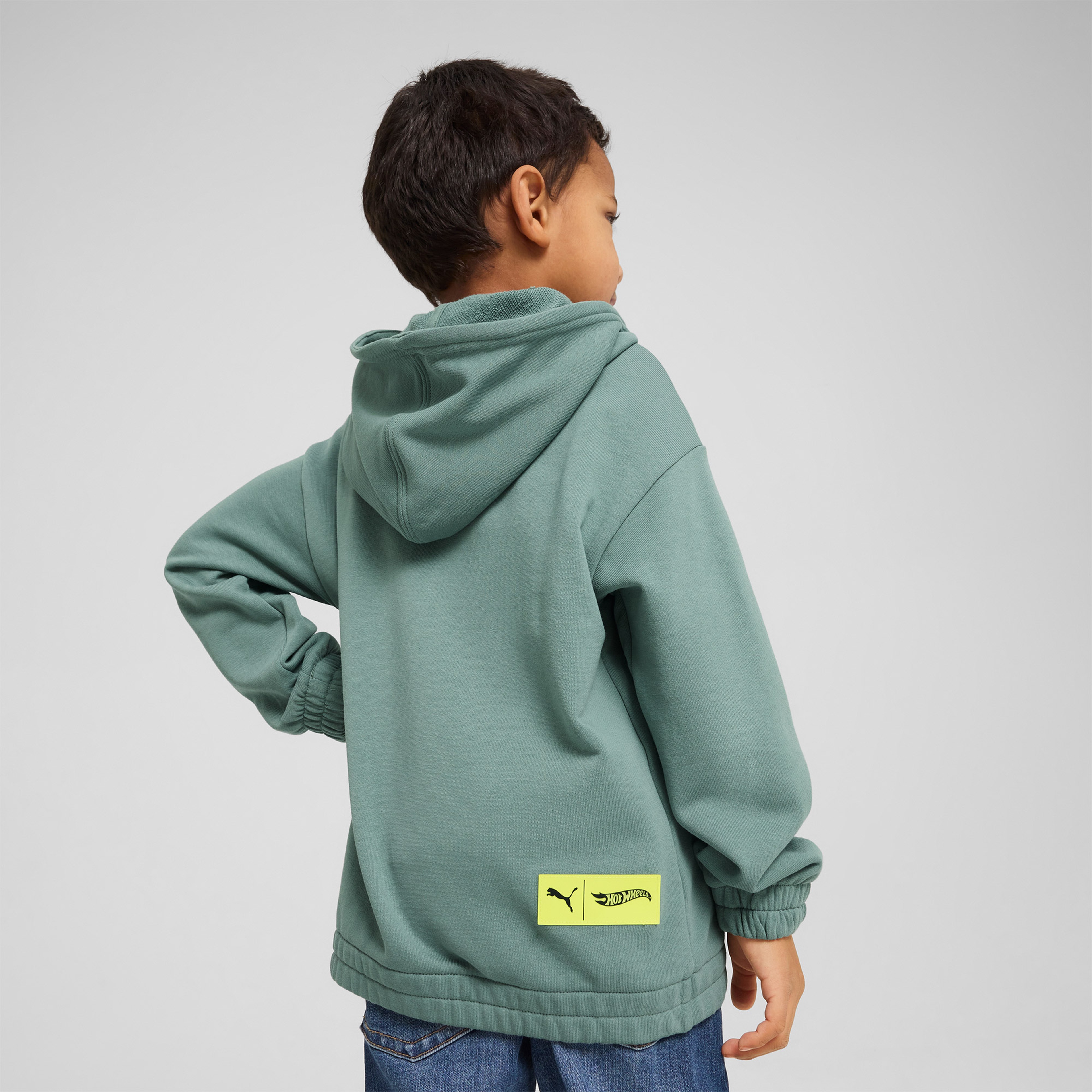 Puma Hot Wheels Graphic Çocuk Siyah Sweatshirt
