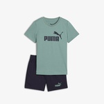 Puma Essentials No 1 Logo Çocuk Yeşil Eşofman Takımı