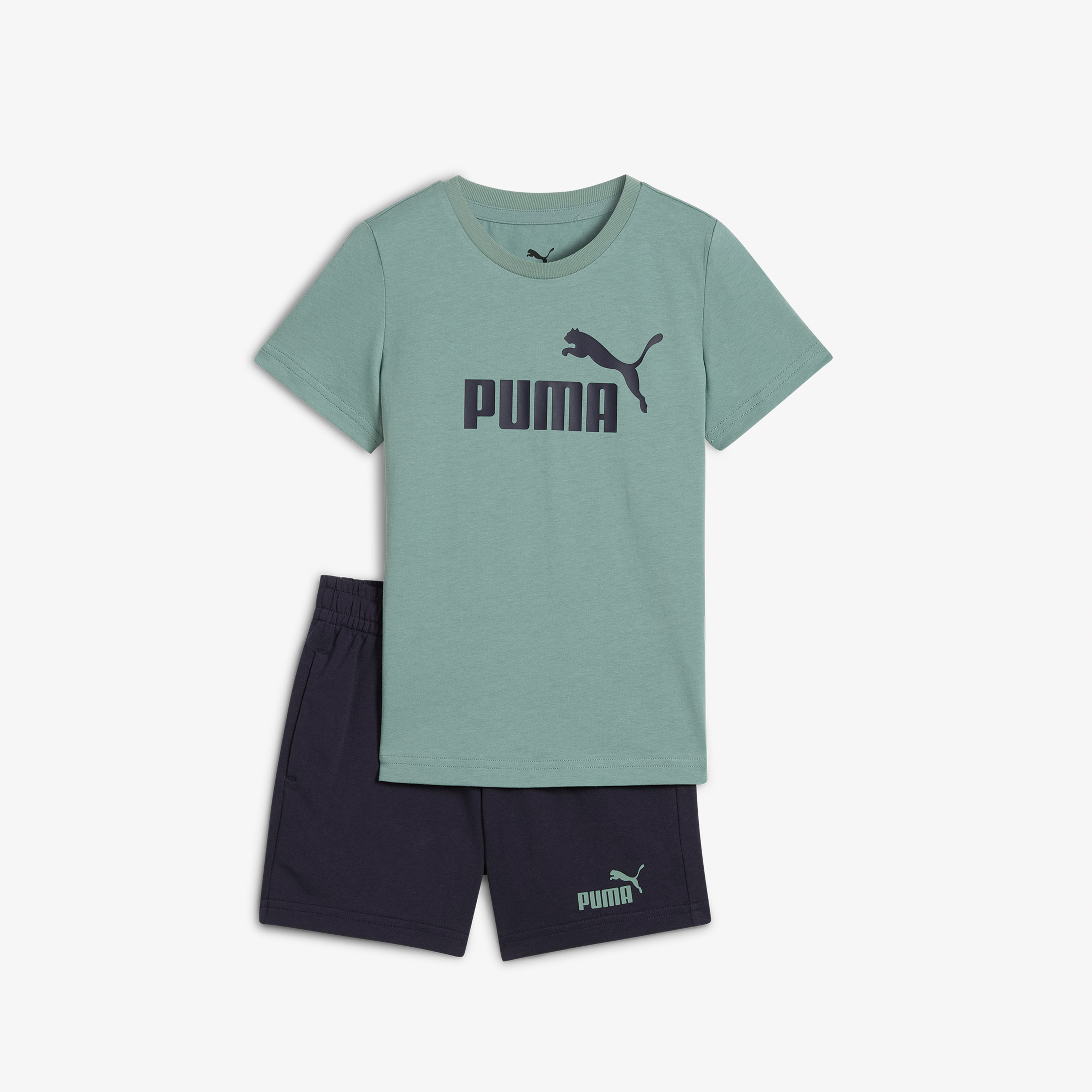 Puma Essentials No 1 Logo Çocuk Yeşil Eşofman Takımı