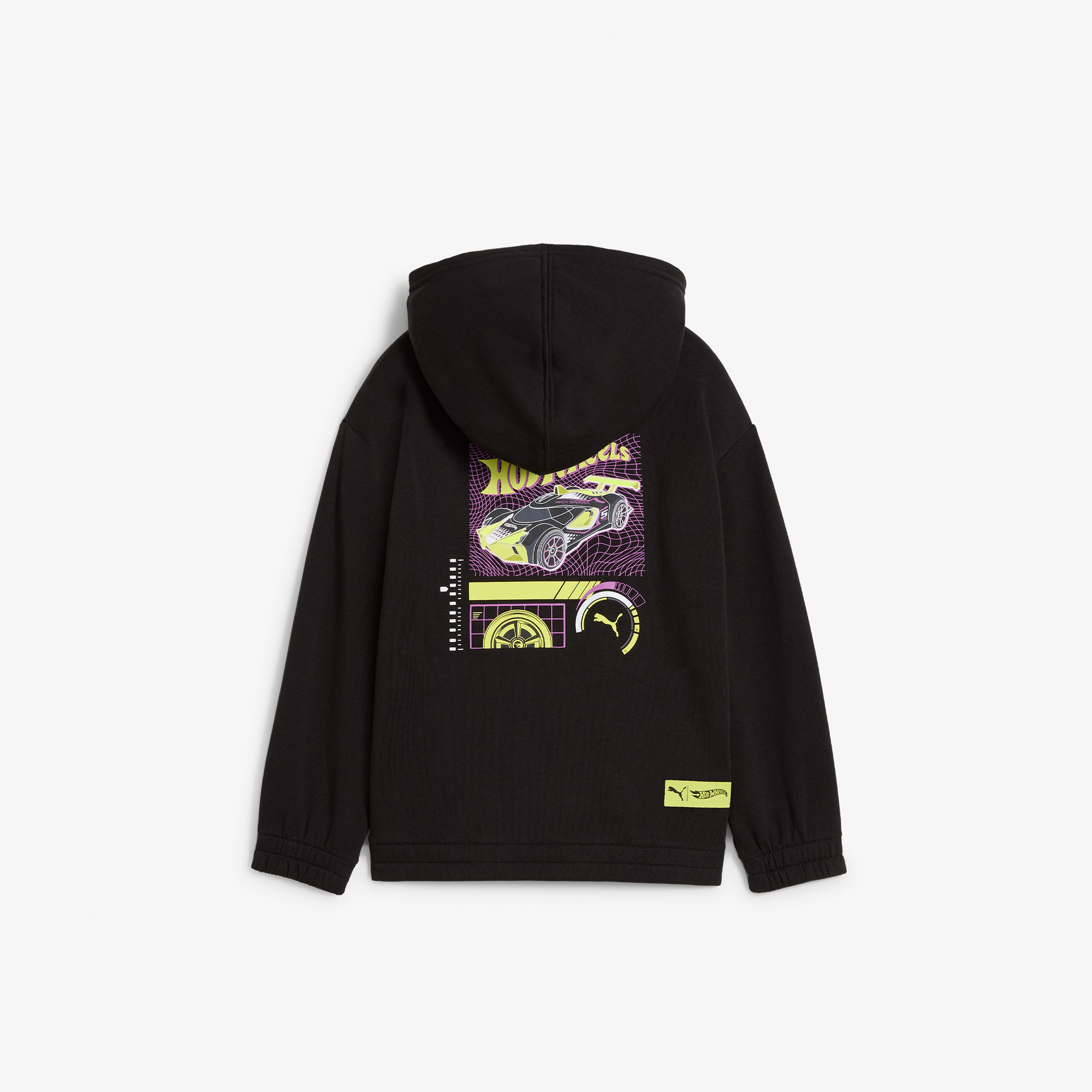 Puma Hot Wheels Graphic Çocuk Siyah Sweatshirt