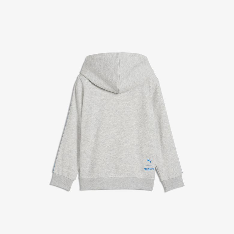 Puma Hot Wheels Graphic Çocuk Gri Sweatshirt