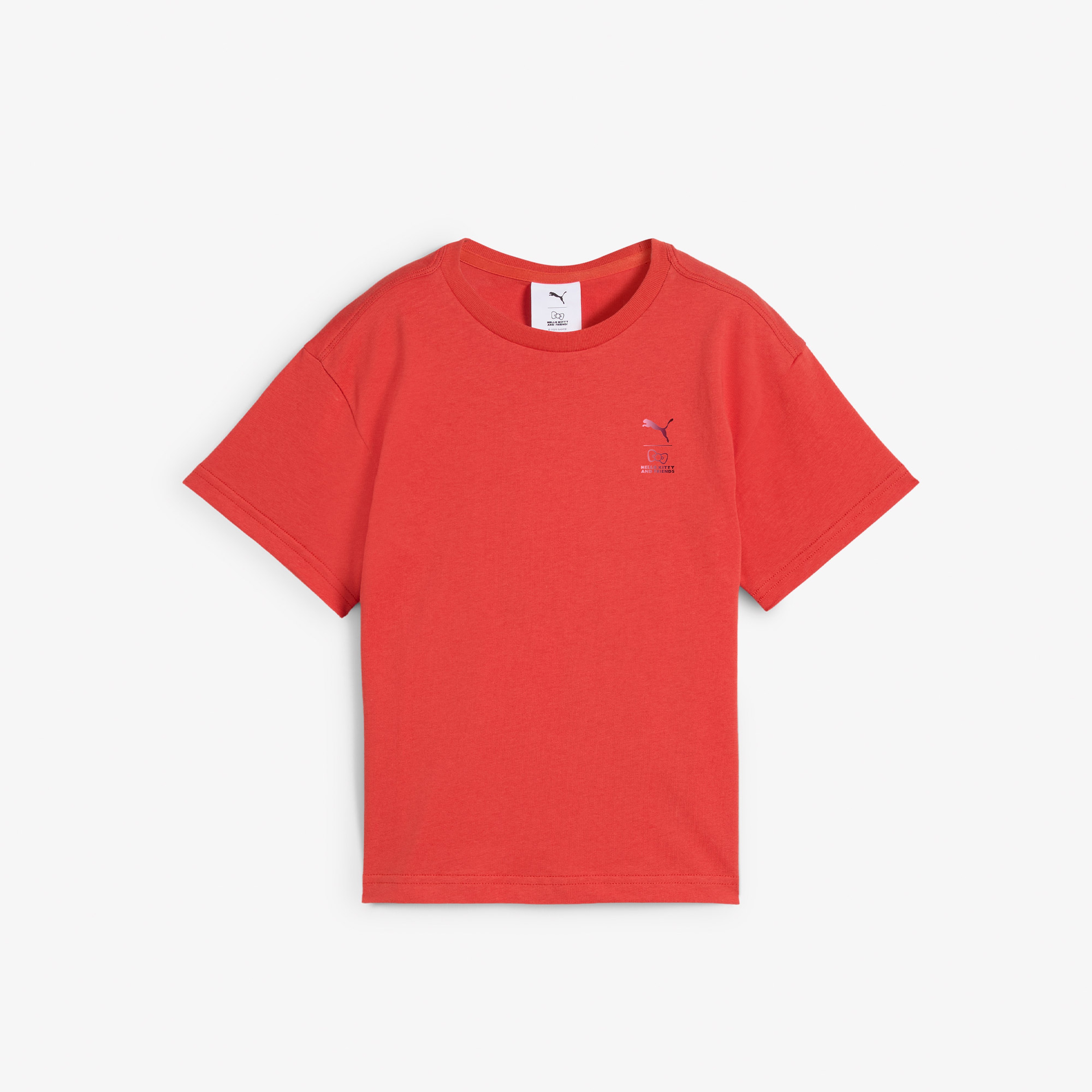 Puma Hello Kitty & Friends Graphic Çocuk Beyaz T-Shirt