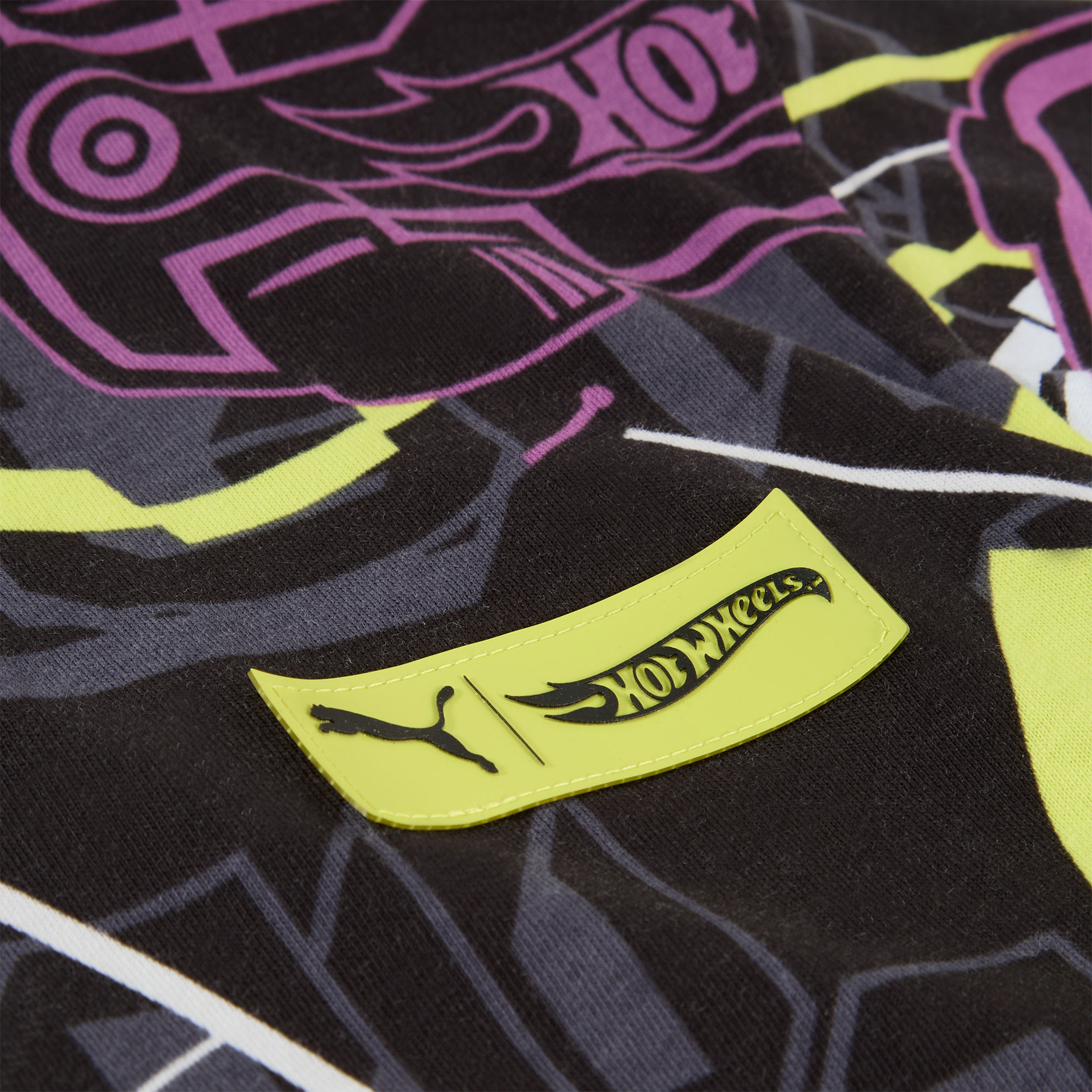 Puma Hot Wheels Graphic Çocuk Yeşil T-Shirt