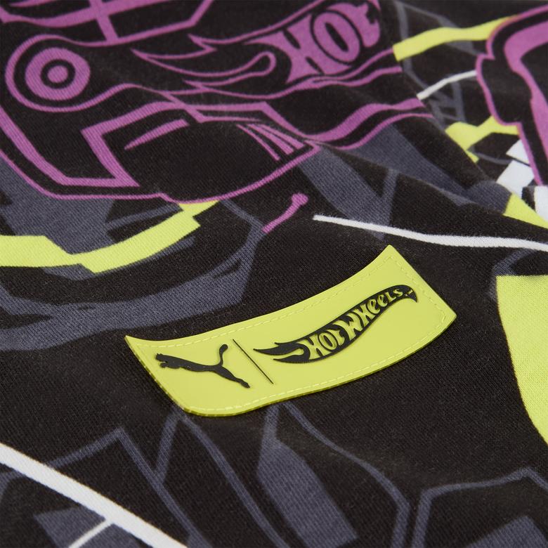 Puma Hot Wheels Graphic Çocuk Yeşil T-Shirt
