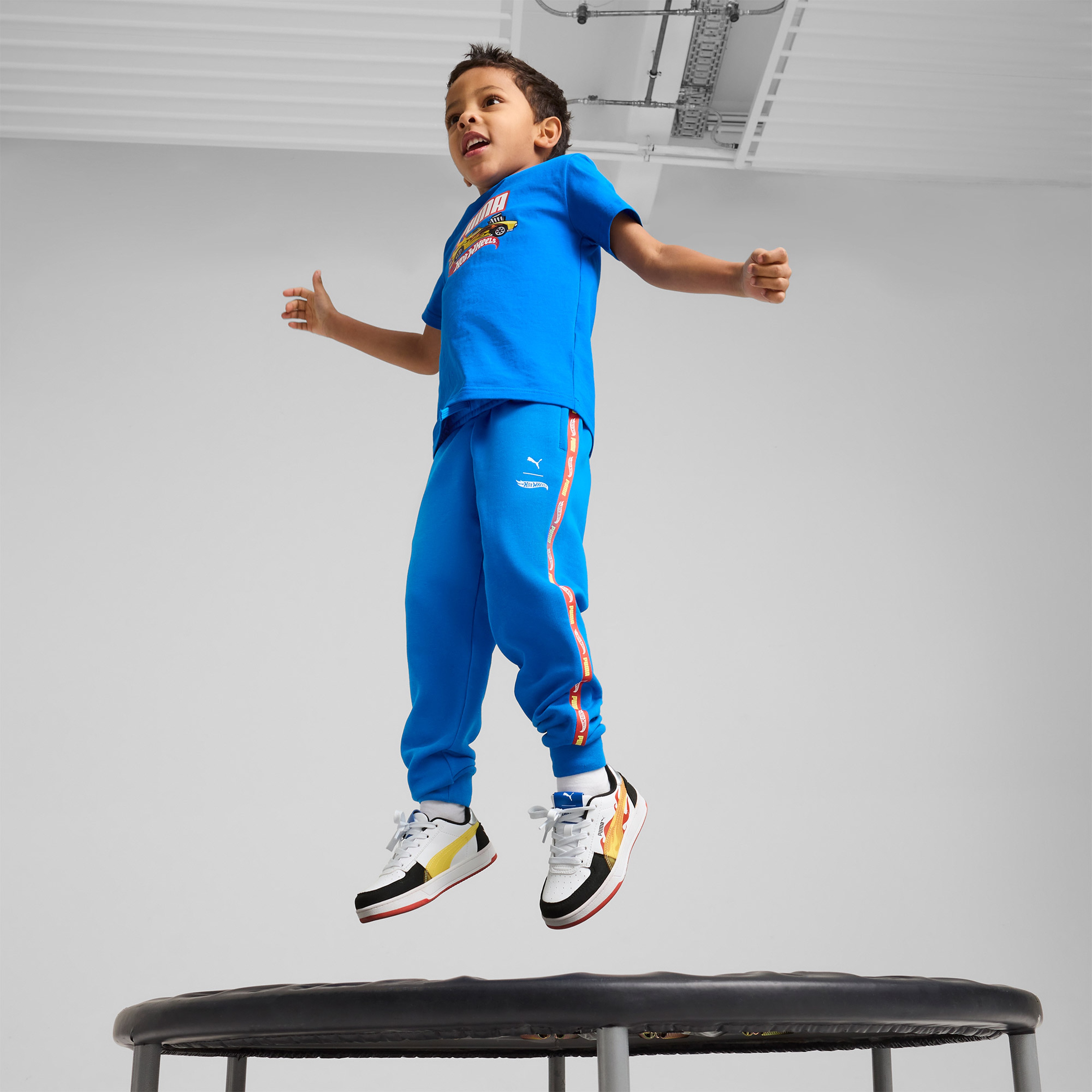 Puma Hot Wheels Graphic Çocuk Gri Eşofman Altı
