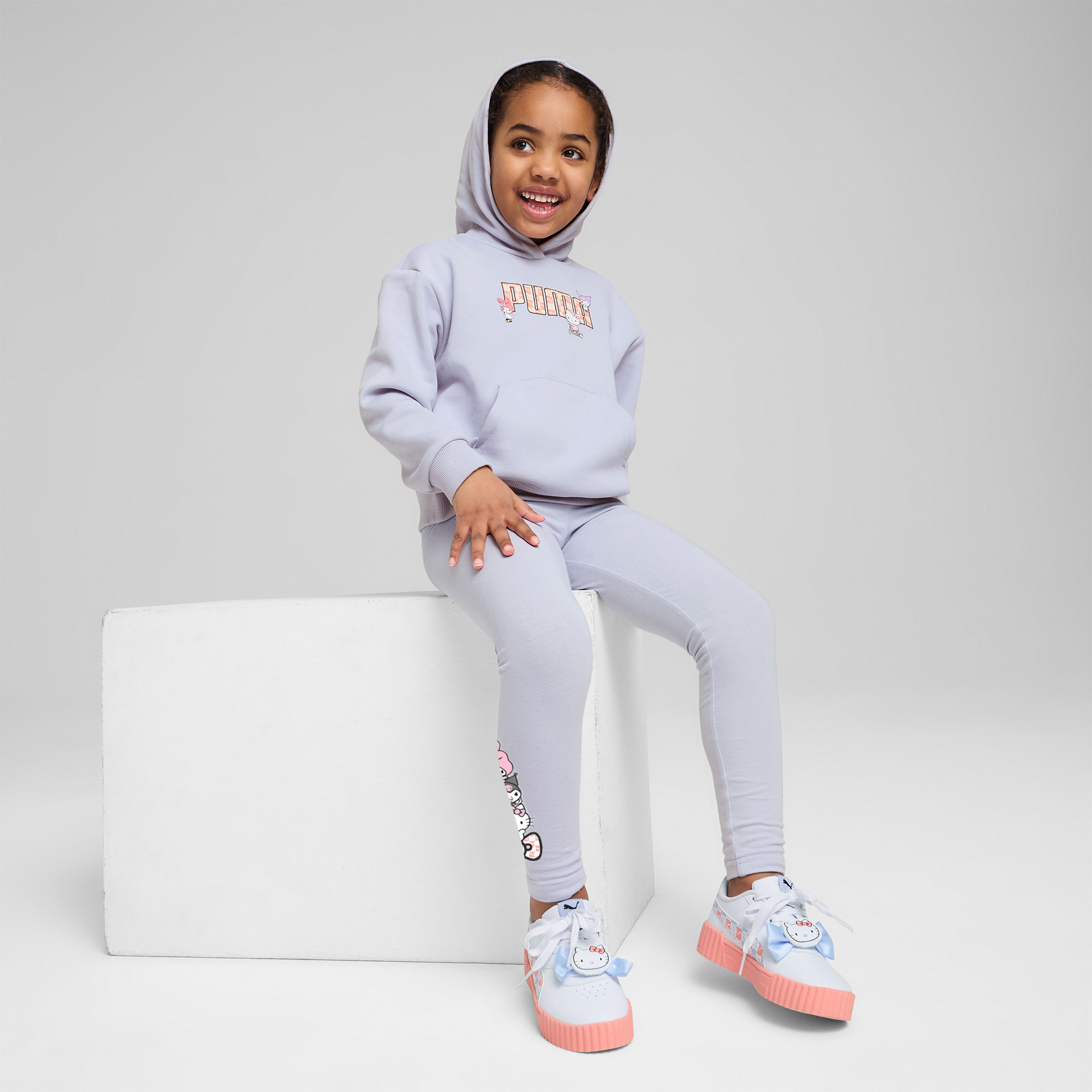 Puma Hello Kitty & Friends Graphic Çocuk Kırmızı Sweatshirt
