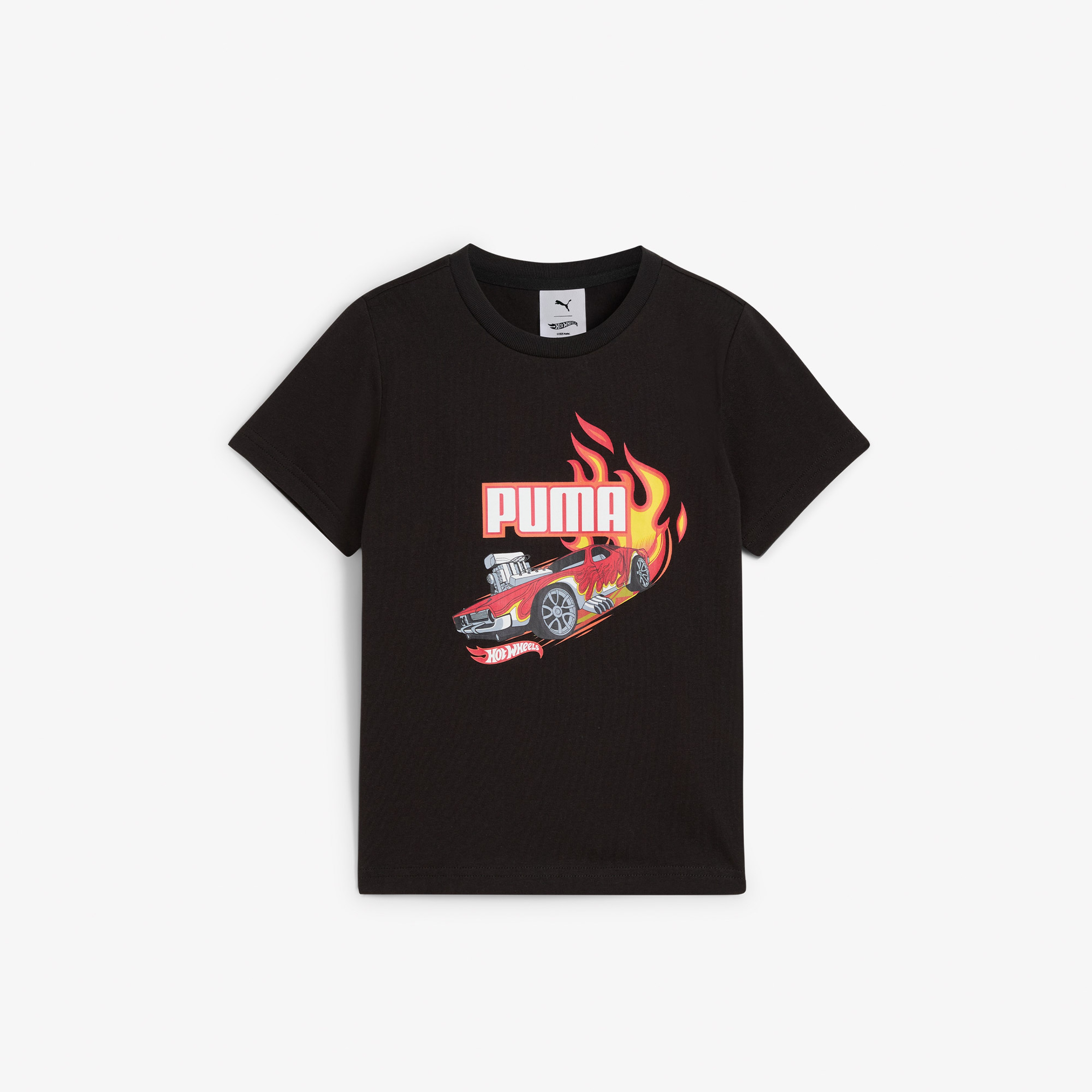 Puma Hot Wheels Graphic Çocuk Beyaz T-Shirt